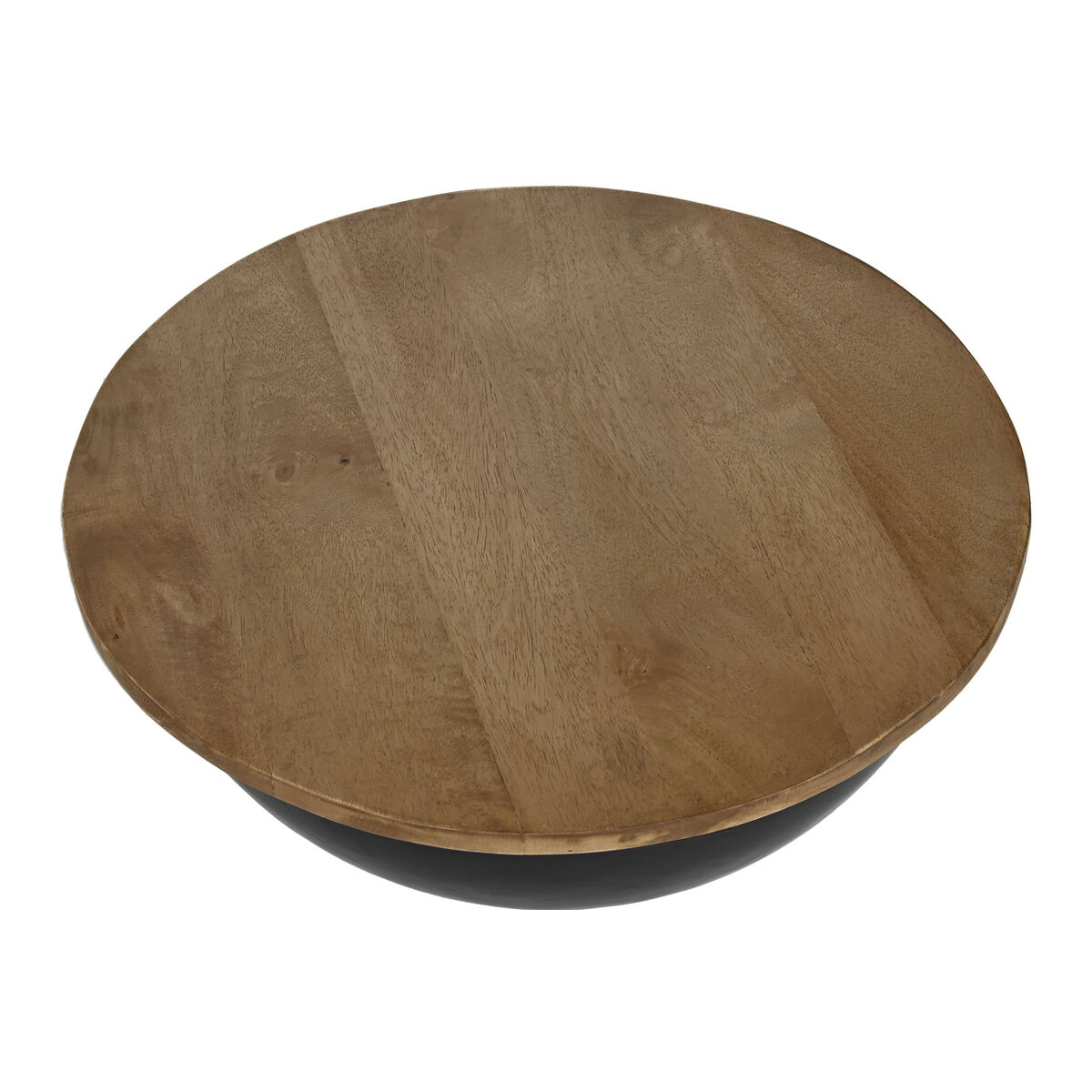 2-bordsset Home ESPRIT Metall Mangoträ 60 x 60 x 28 cm - 4