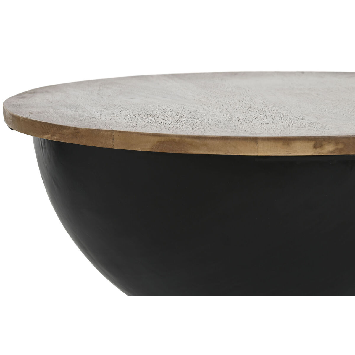 2-bordsset Home ESPRIT Metall Mangoträ 60 x 60 x 28 cm - 2