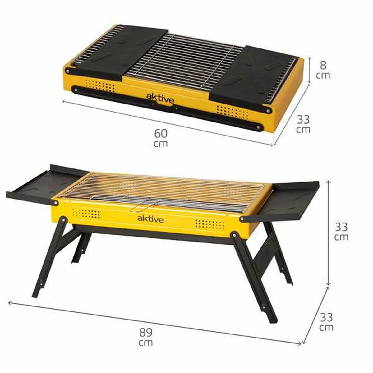 Grill Aktive 89 x 33 x 33 cm - 4