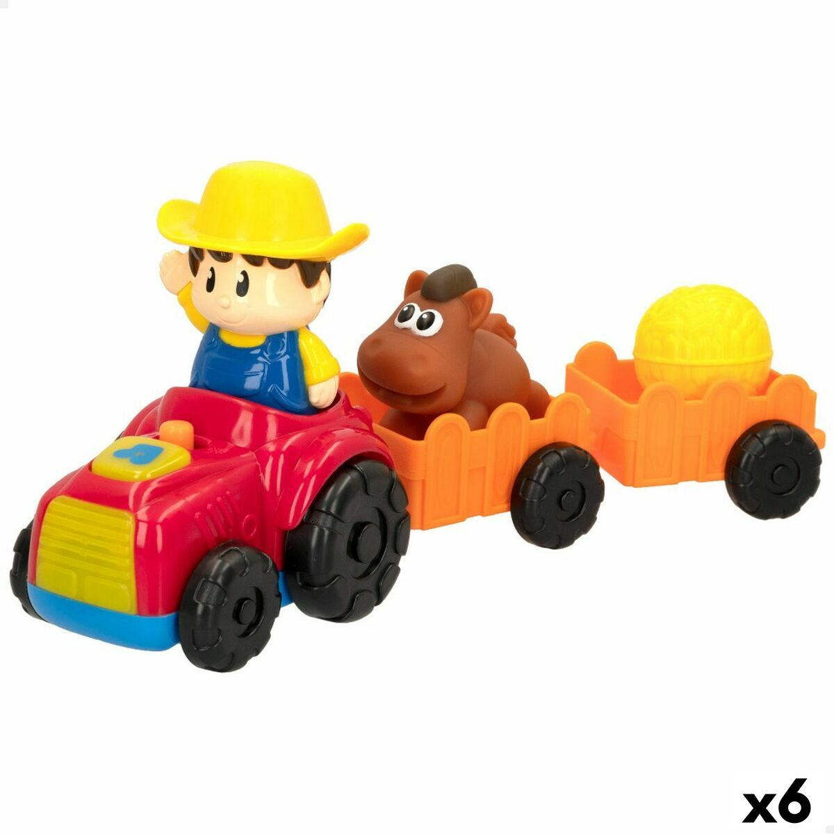 Toy tractor Winfun 5 Delar 31,5 x 13 x 8,5 cm (6 antal) - 6
