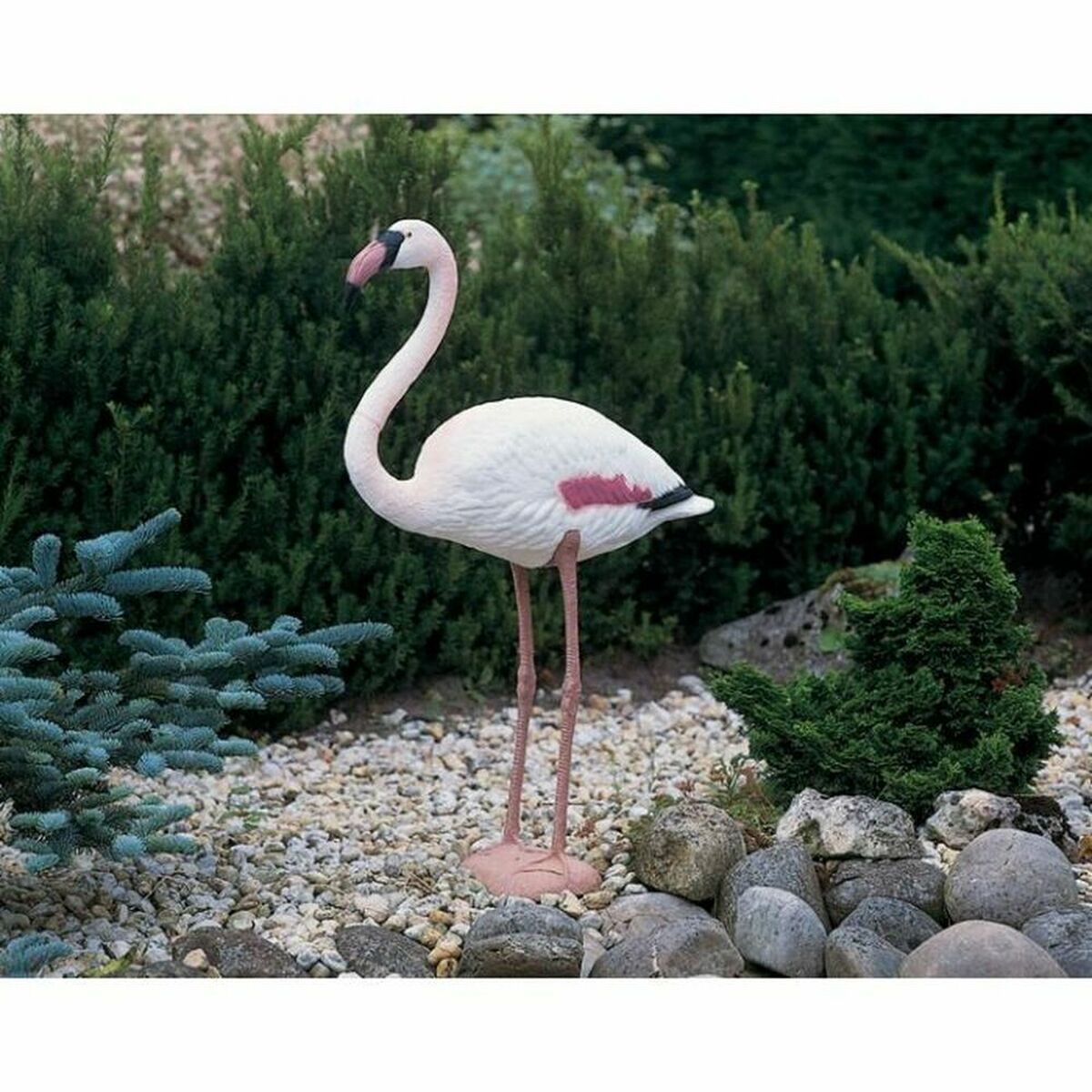 Dekorativ Trädgårdsfigur Ubbink Harts Rosa flamingo - 3