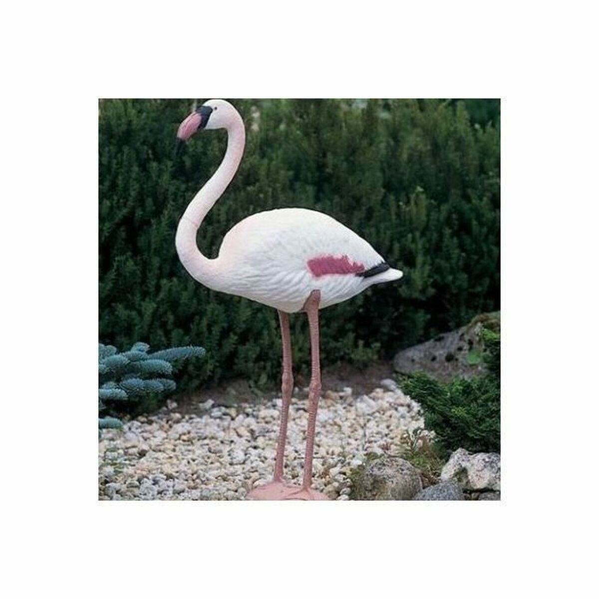 Dekorativ Trädgårdsfigur Ubbink Harts Rosa flamingo - 2