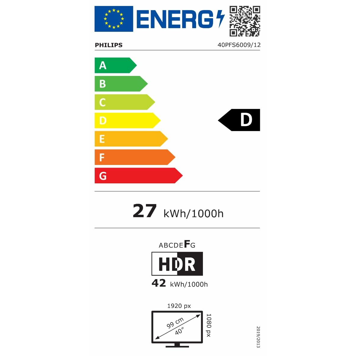 Smart TV Philips 40PFS6009 Full HD 40" LED HDR - 2