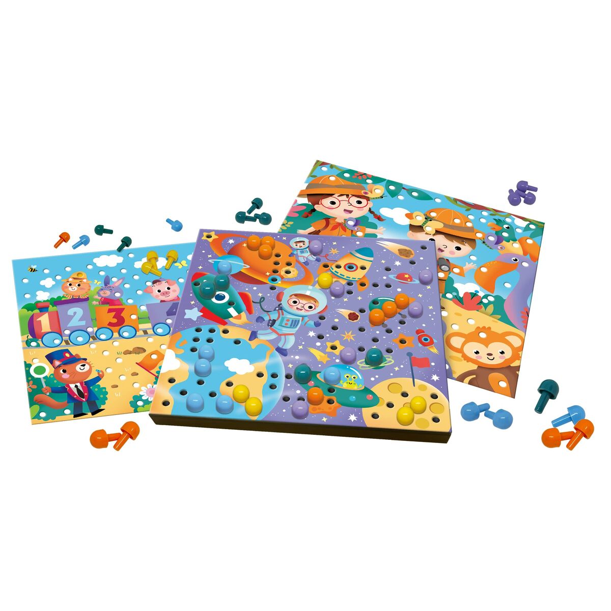 Sällskapsspel Ravensburger Colorino My first mosaic (FR) (Franska) - 4
