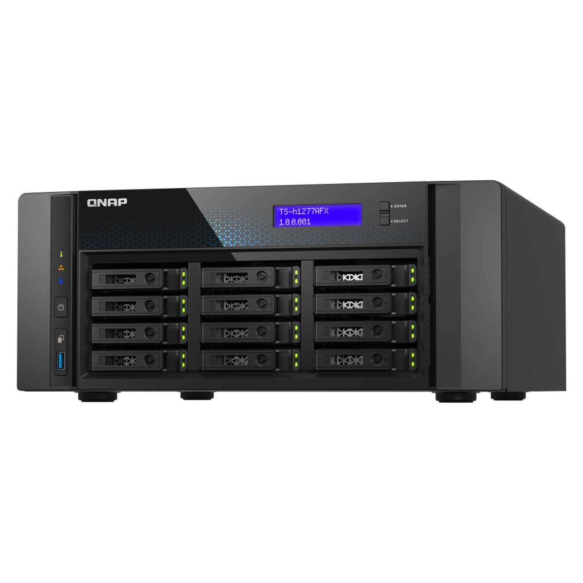 Nätlagringsenhet NAS Qnap TS-H1277AFX-R7-32G Svart
