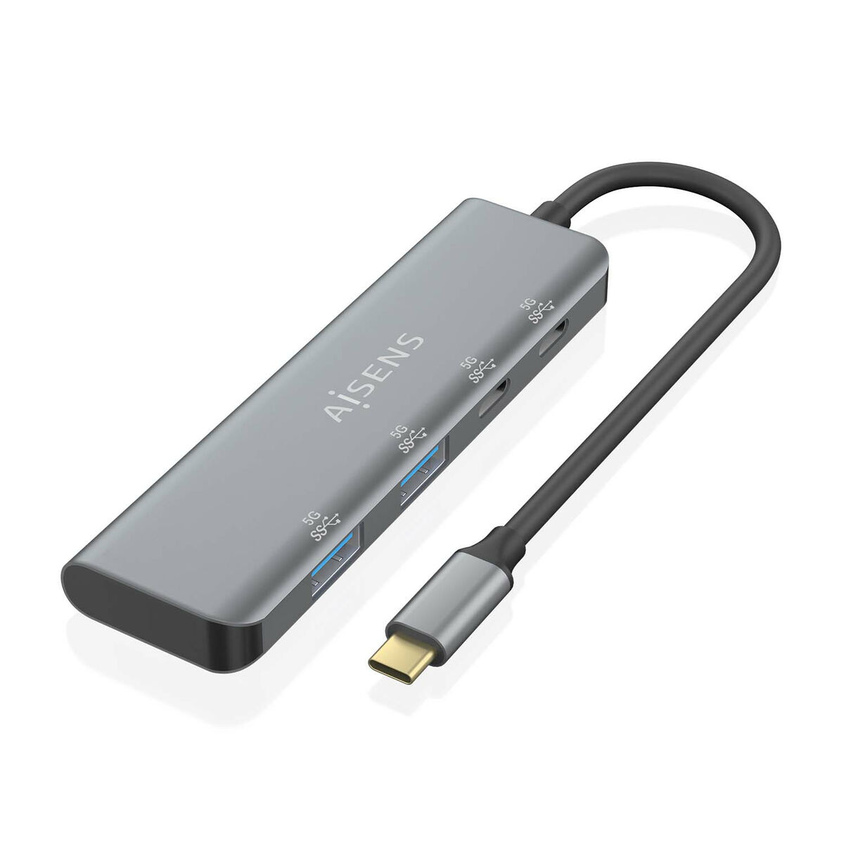 USB-HUB Aisens A109-0763 Grå Multicolour (1 antal)
