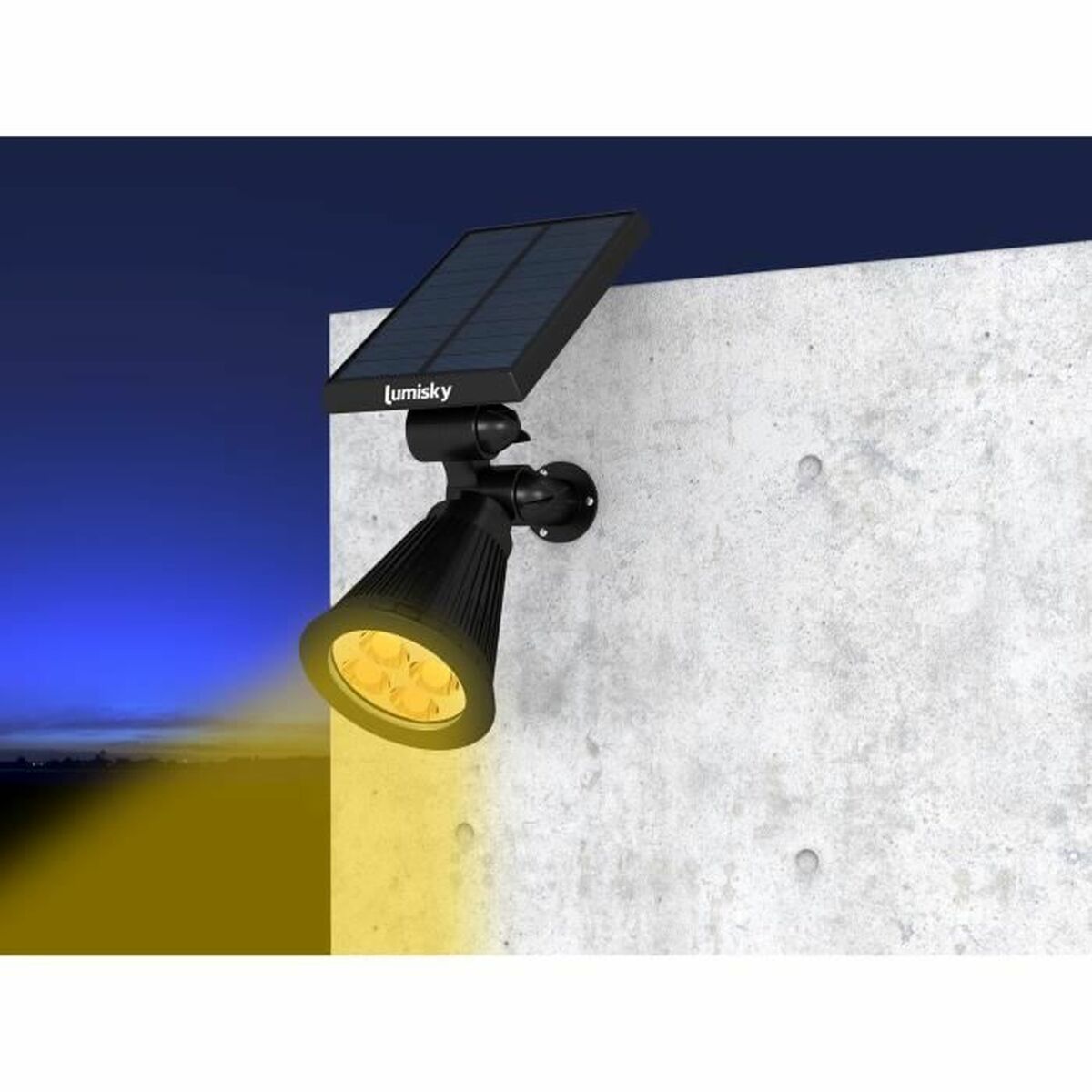 Lampa Lumi Garden Svart 5 V 250 Lm (2 antal) - 4