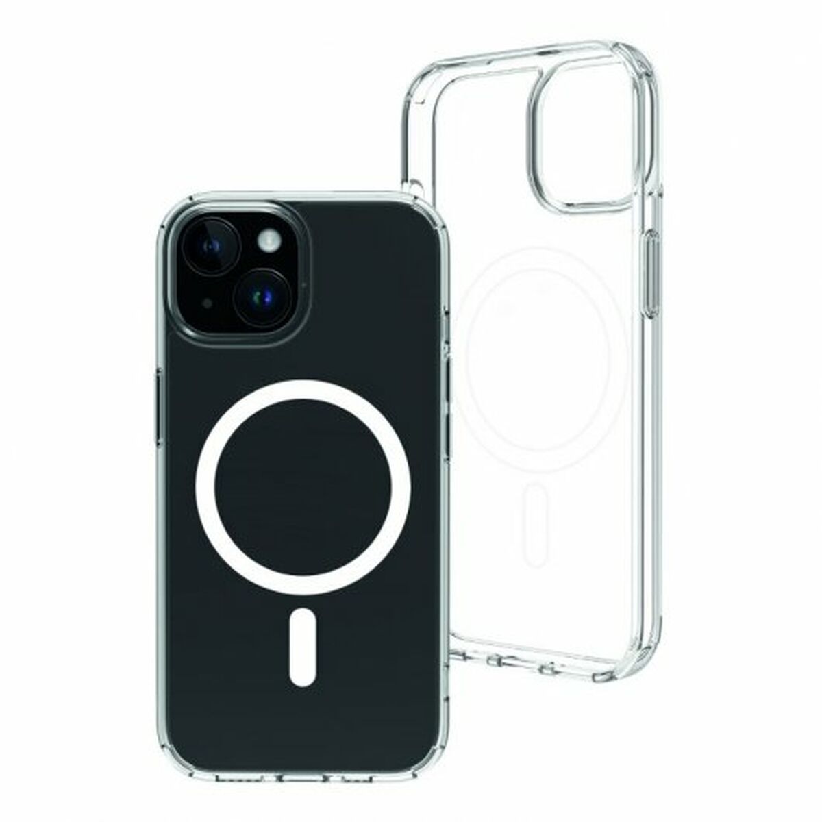 Mobilfodral Muvit iPhone 15 Plus Transparent Apple - 5