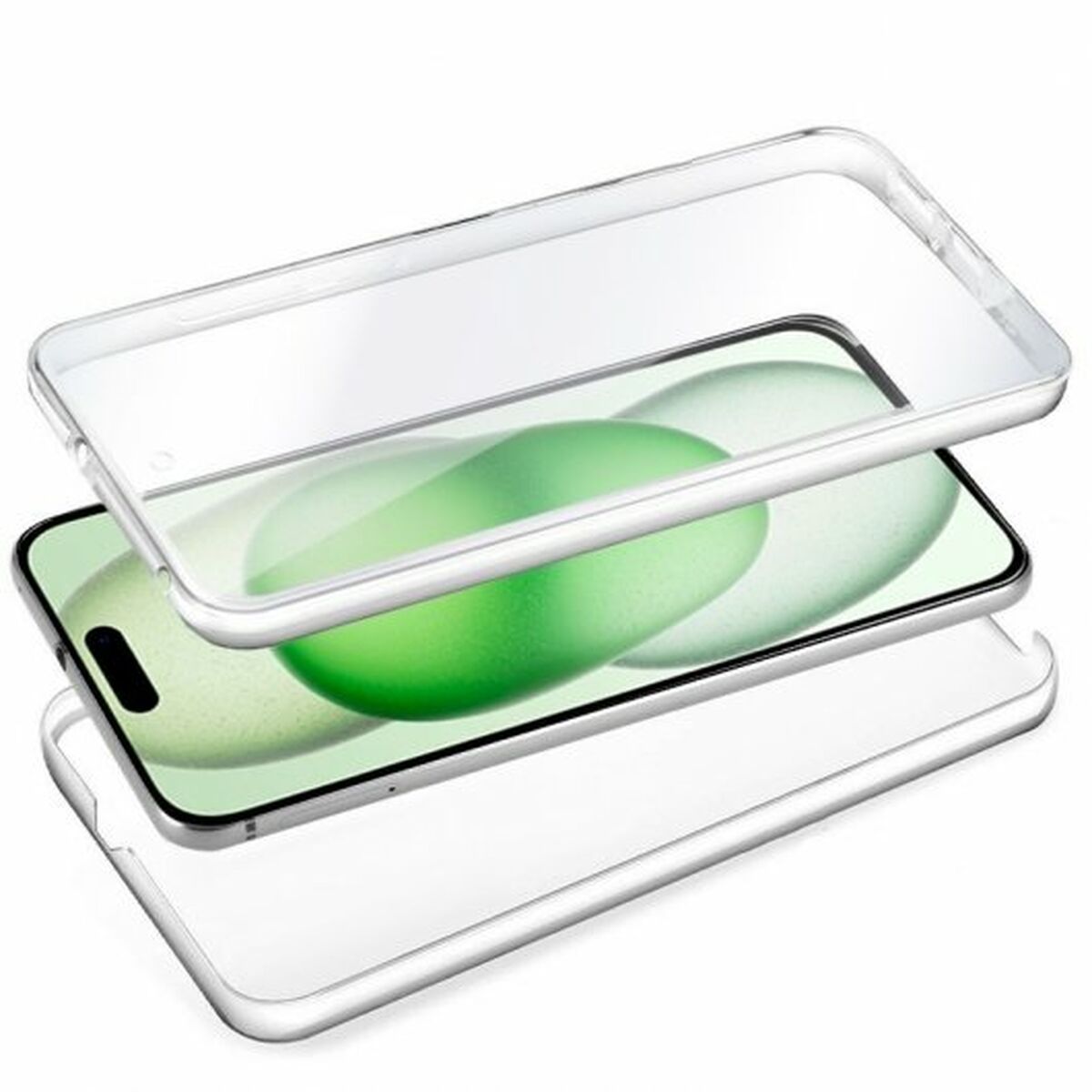 Mobilfodral Cool iPhone 15 Plus Transparent Apple - 2