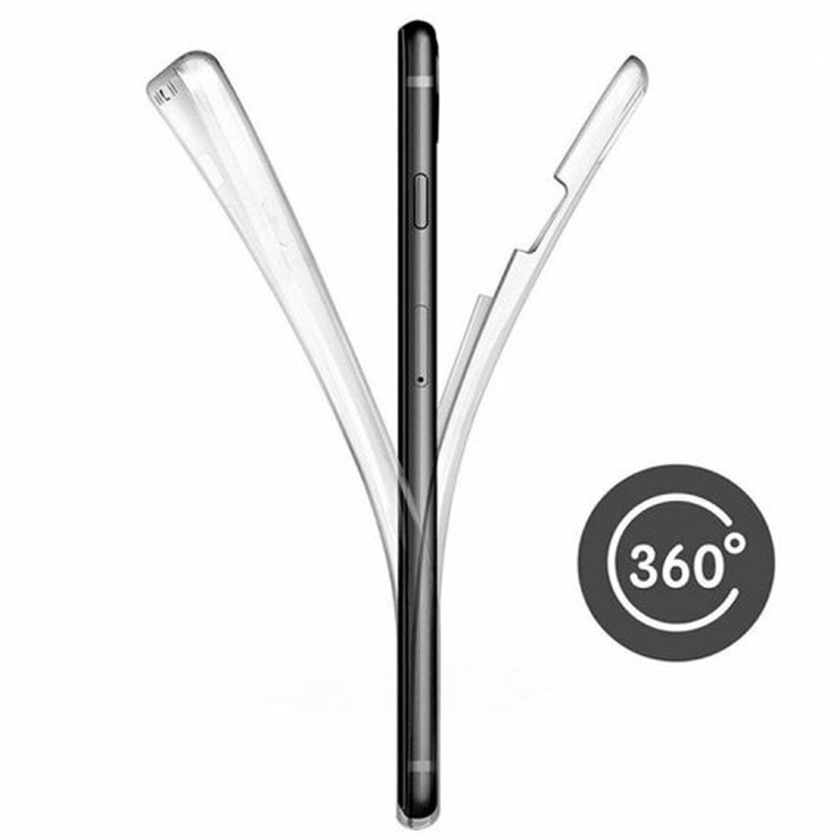 Mobilfodral Cool iPhone 15 Plus Transparent Apple - 3