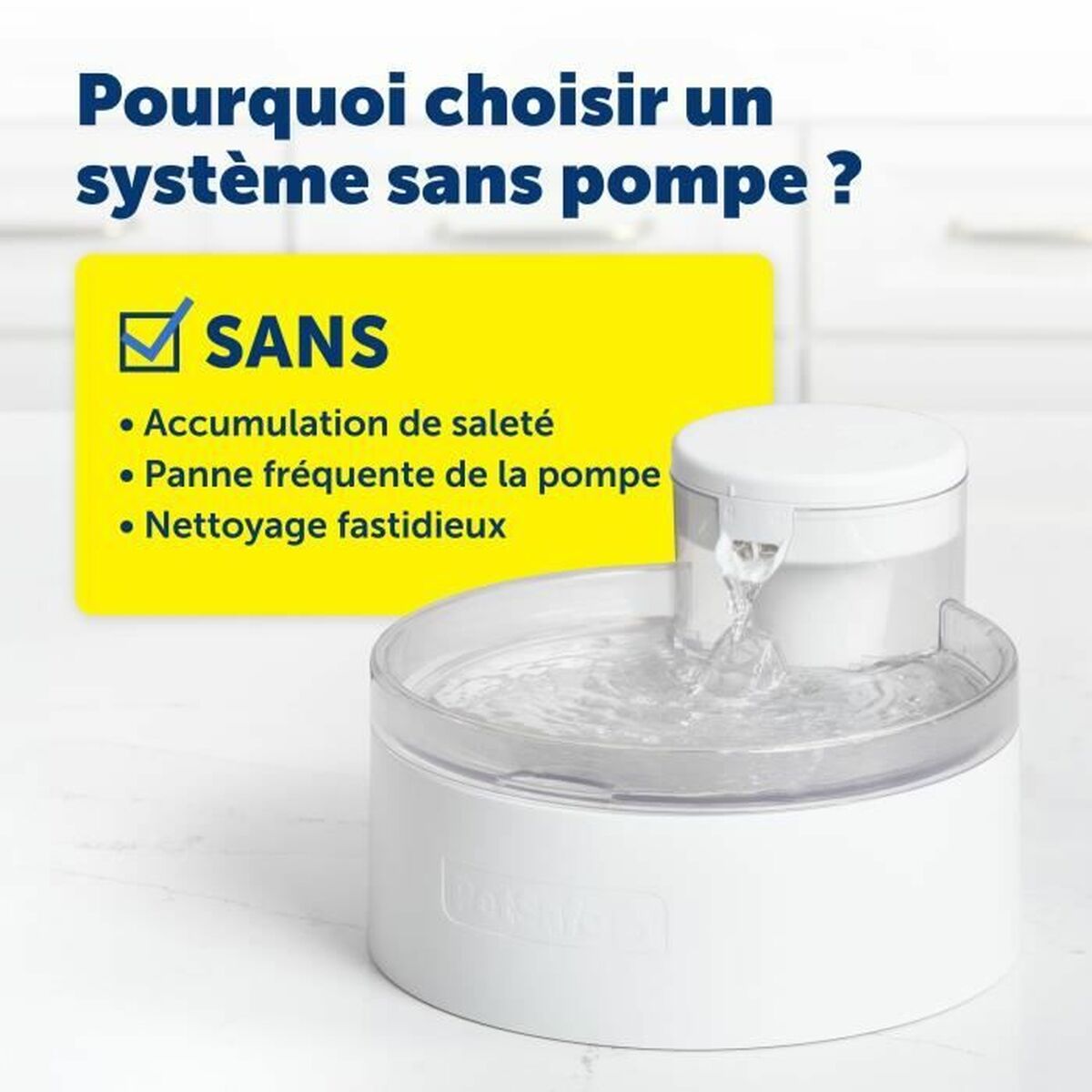 Fontän för husdjur PetSafe Vit - 3