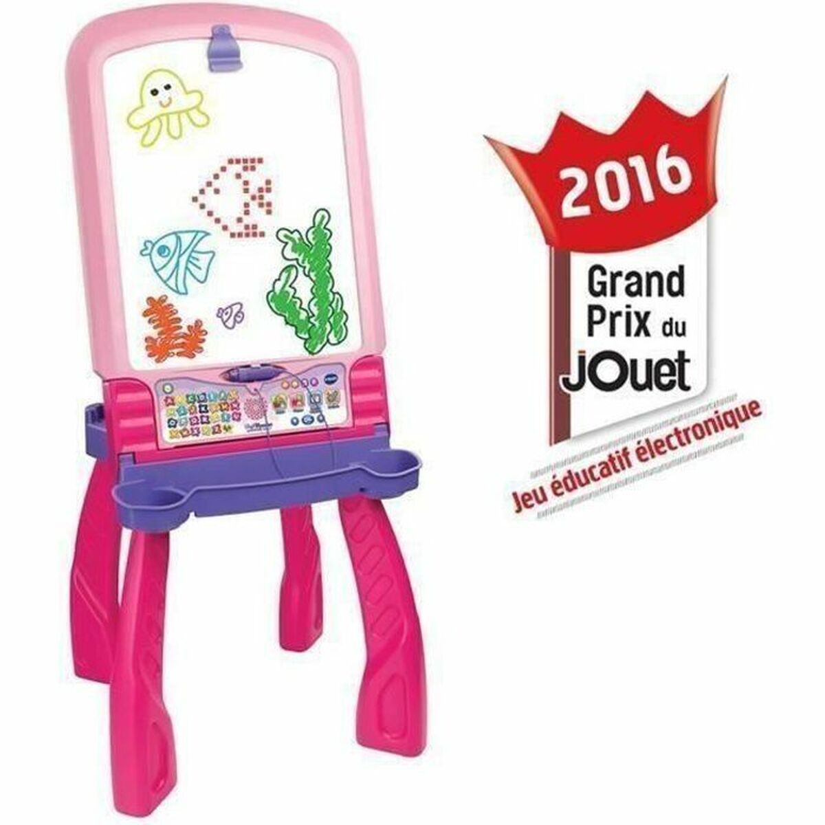 Interaktiv Skrivtavla Vtech Magi chevalet interactif 3 en 1 rose (FR) - 2