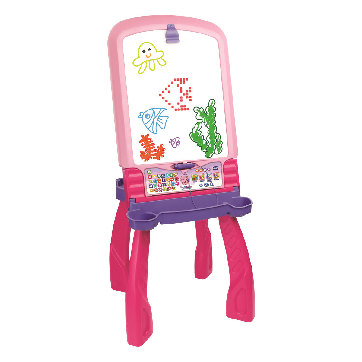 Interaktiv Skrivtavla Vtech Magi chevalet interactif 3 en 1 rose (FR) - 6