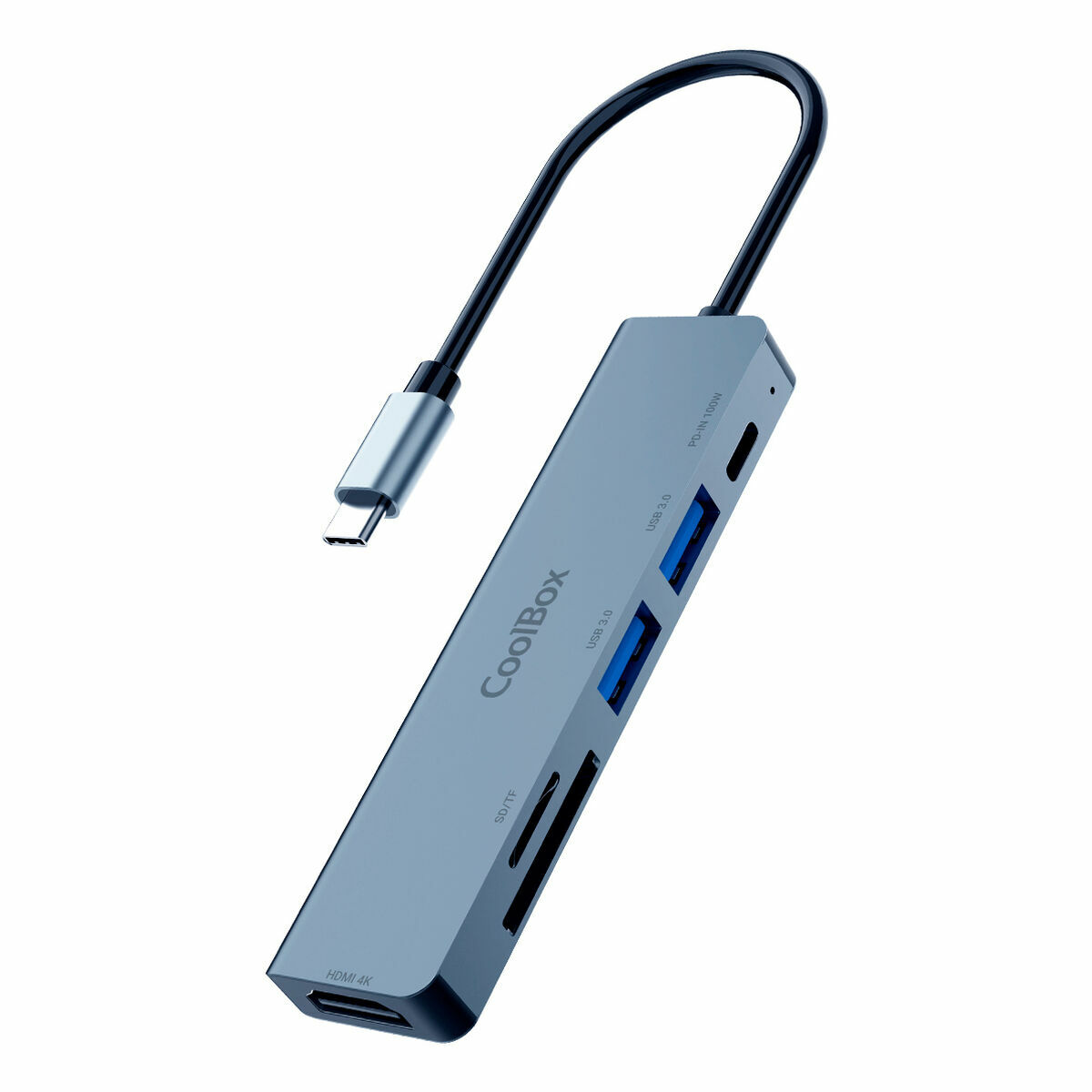 USB-HUB CoolBox COO-DOCK-C-61 100 W