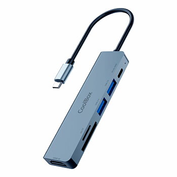 USB-HUB CoolBox COO-DOCK-C-61 100 W