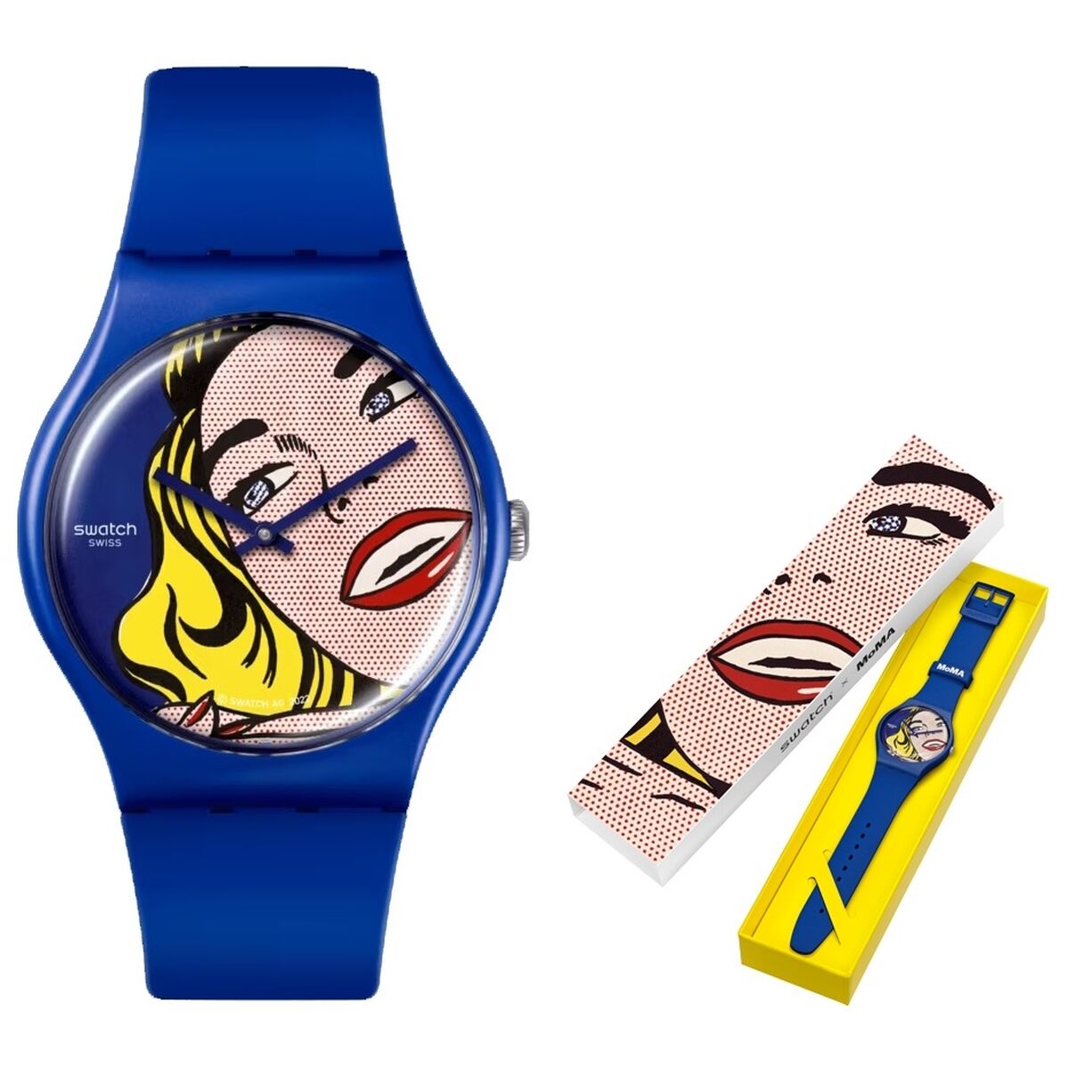 Damklocka Swatch GIRL BY ROY LICHTENSTEIN, THE WATCH - ART JOURNEY 2023 EDITION - 3