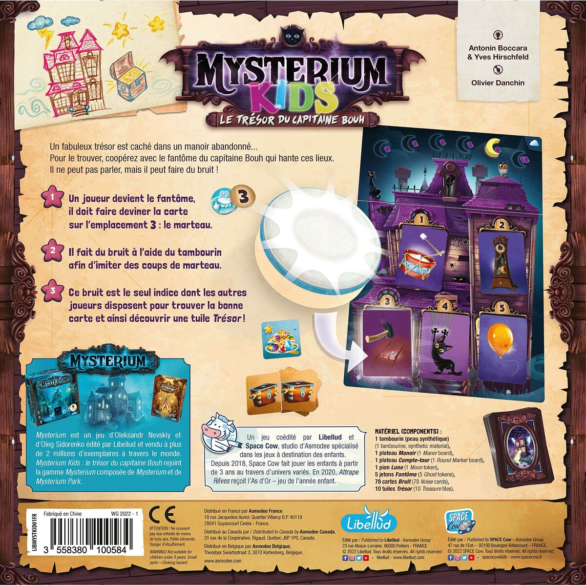 Sällskapsspel Asmodee Mysterium Kids: Le Trésor du Capitaine Bouh Franska - 4