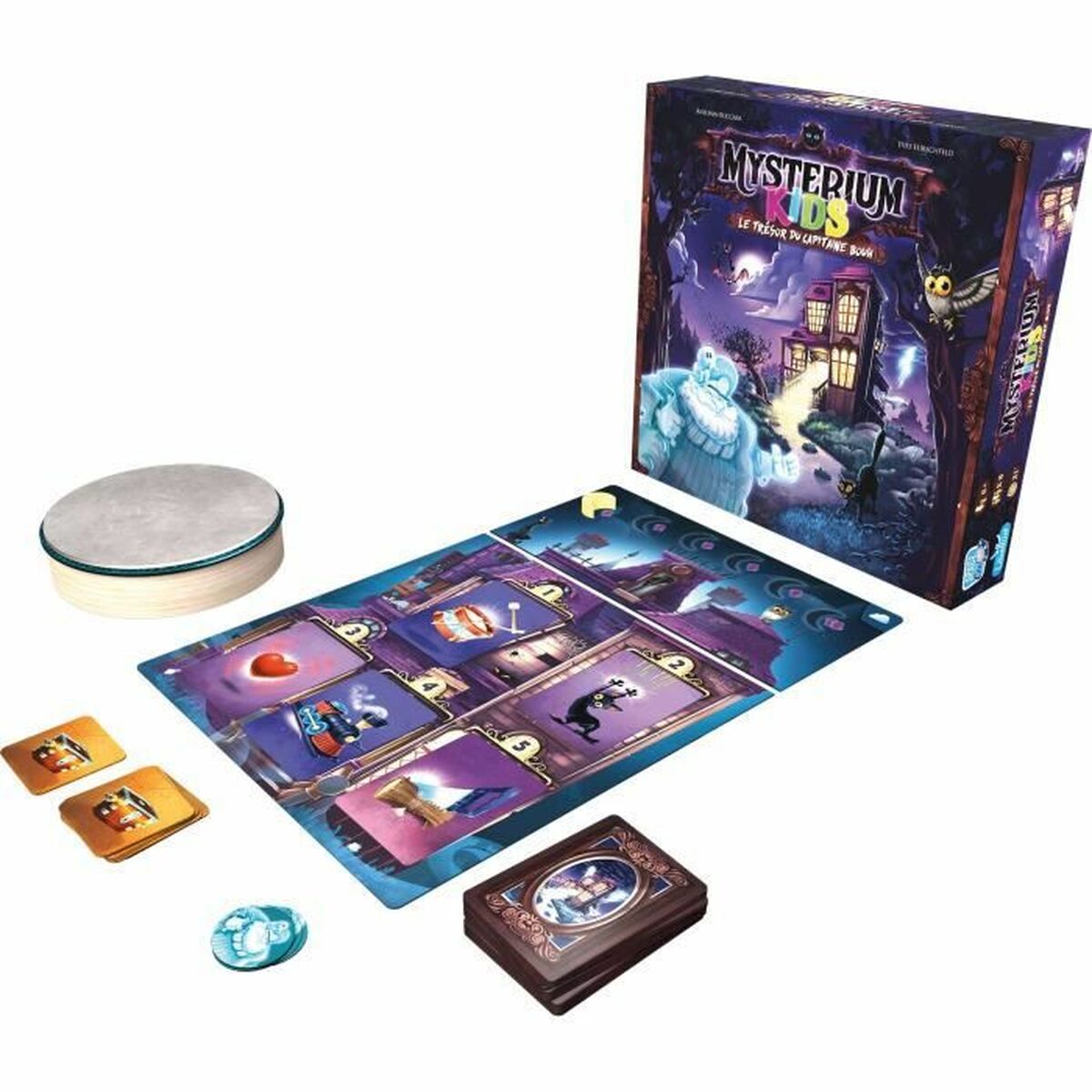 Sällskapsspel Asmodee Mysterium Kids: Le Trésor du Capitaine Bouh Franska - 6