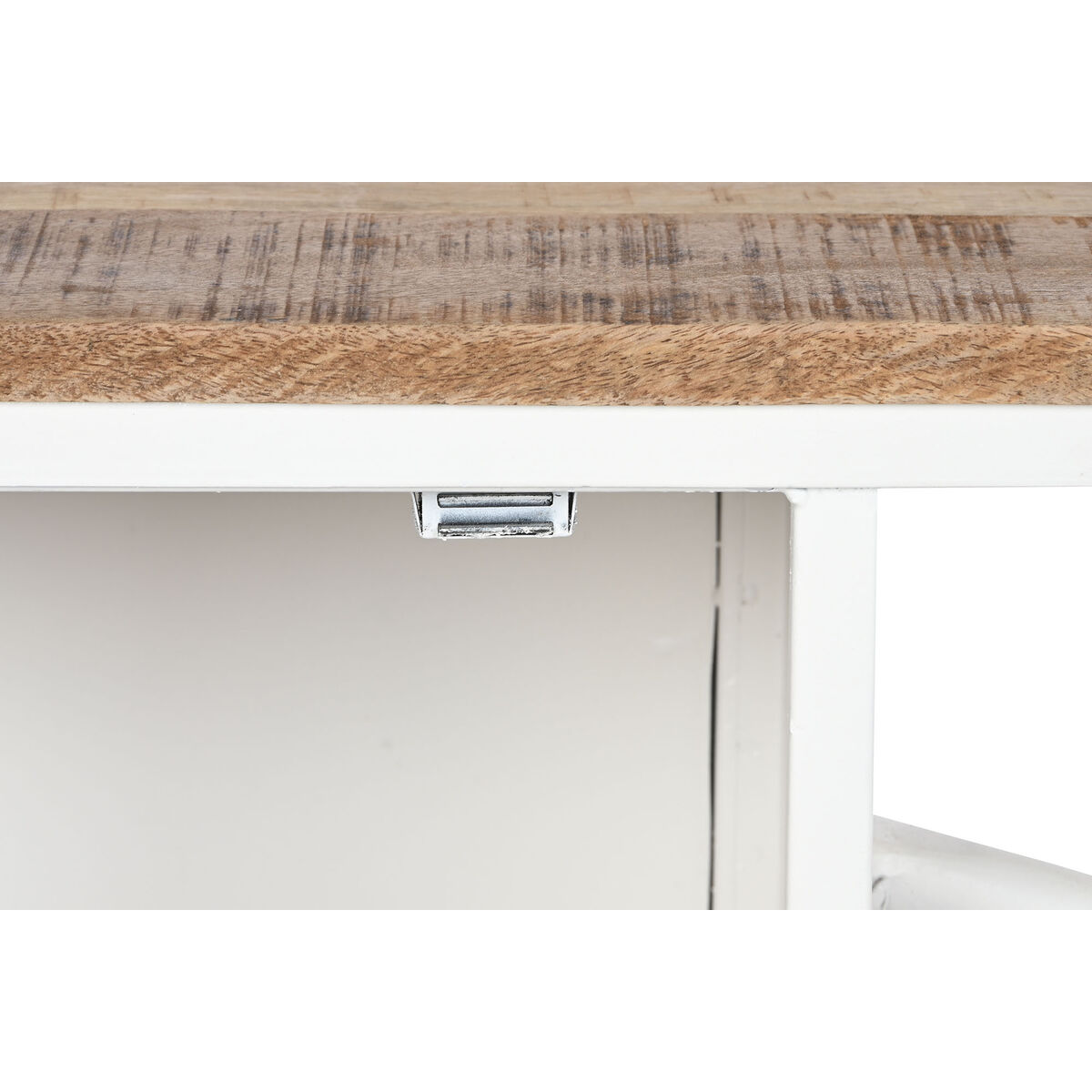 Console DKD Home Decor Vit Brun Metall 165 x 35,5 x 83,8 cm - 8