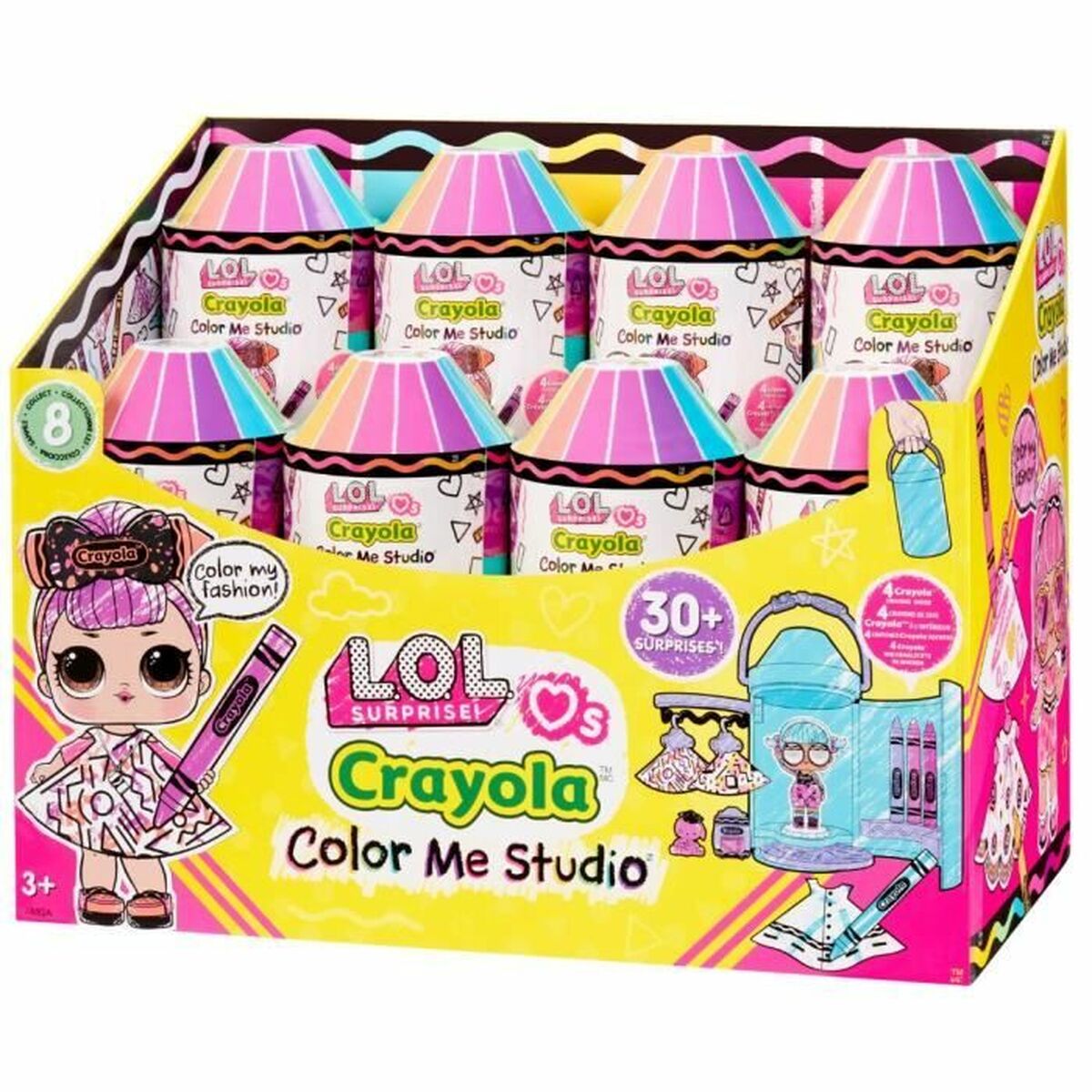 Docka LOL Surprise! Loves CRAYOLA Color Me Studio - 2