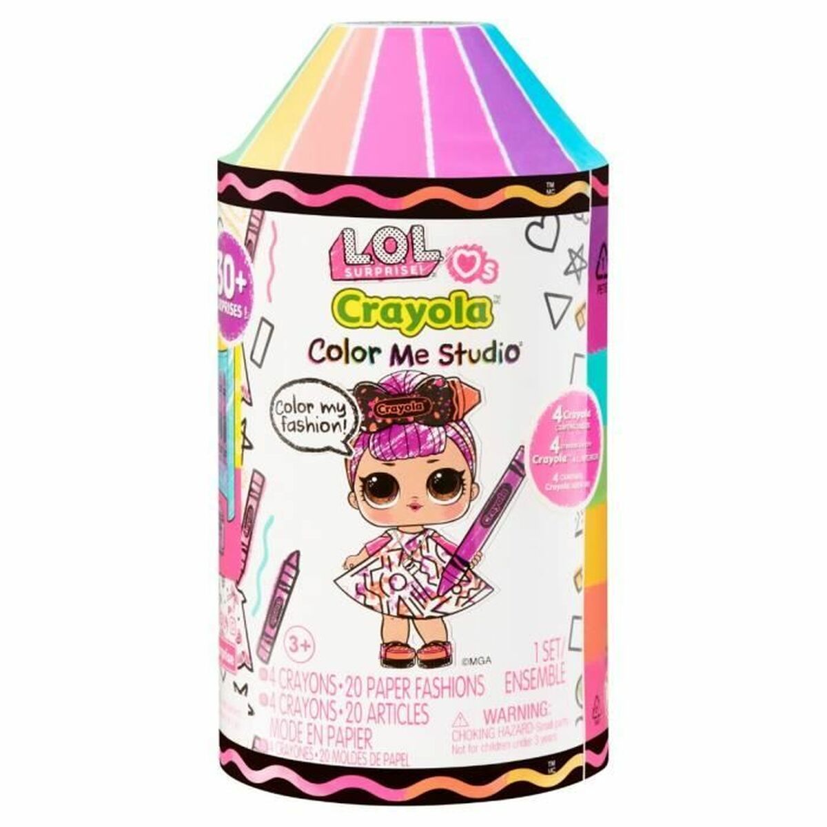 Docka LOL Surprise! Loves CRAYOLA Color Me Studio - 4