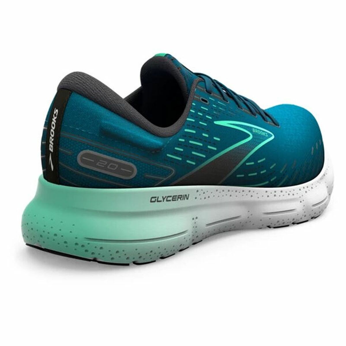 Löparskor, Vuxna Brooks Glycerin 20 Män Blå - 6