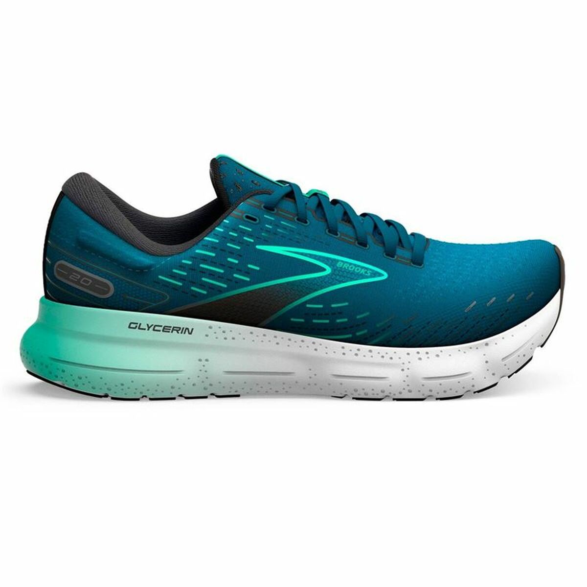 Löparskor, Vuxna Brooks Glycerin 20 Män Blå