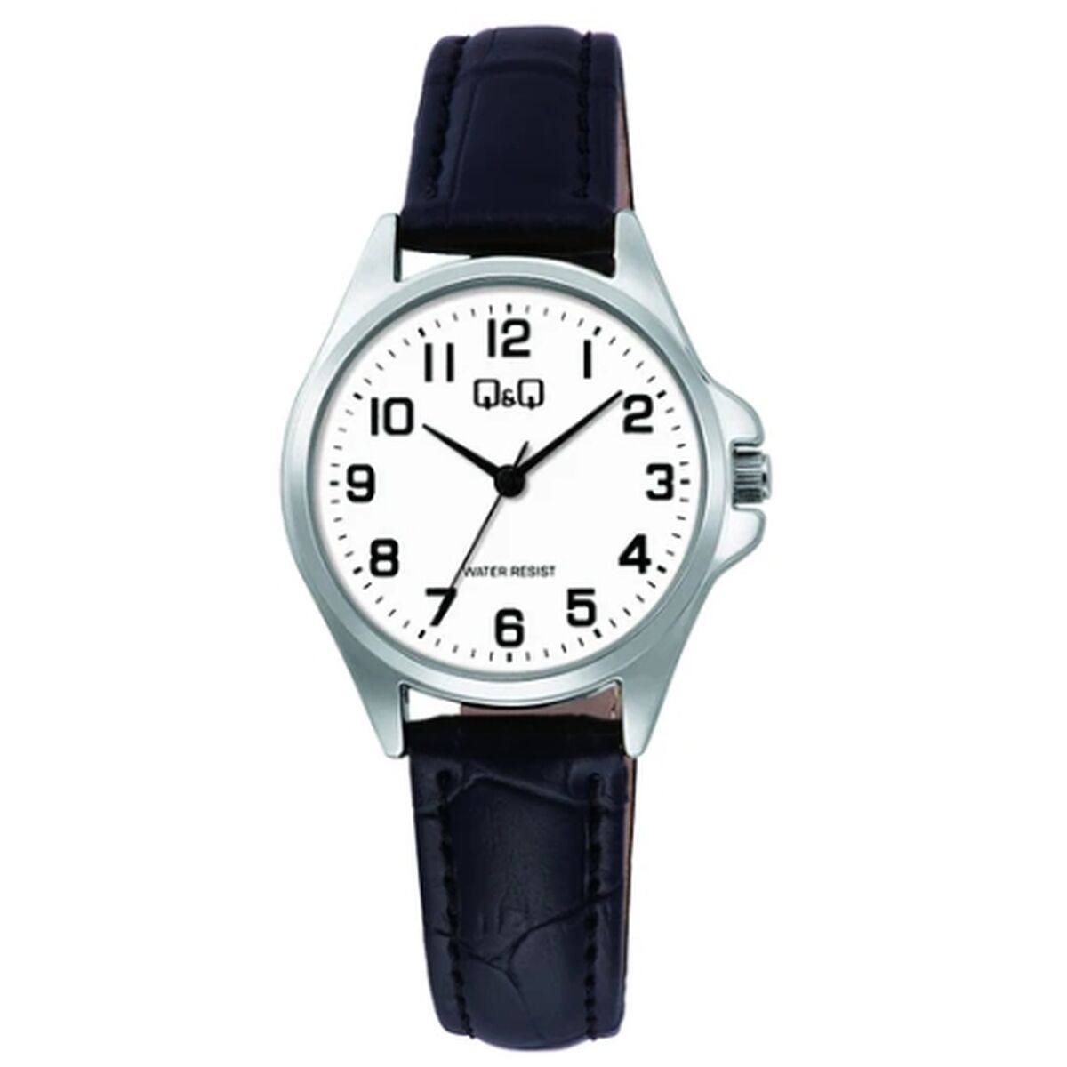 Damklocka Q&Q LADY ONLY TIME Svart (Ø 30 mm)