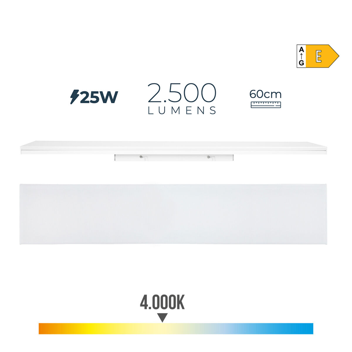 LED Tub EDM 31753 A E 25 W 2500 lm (4000 K) - 4