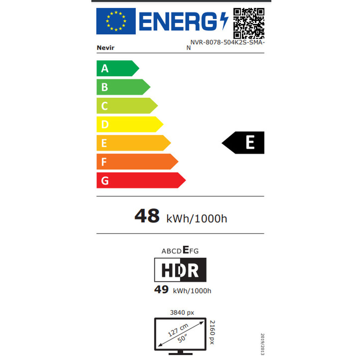 Smart TV NEVIR 8078 4K Ultra HD 50" LED - 3