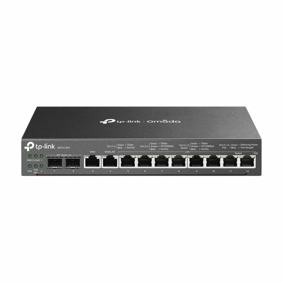 Router TP-Link ER7212PC Svart 10/100/1000 Mbps