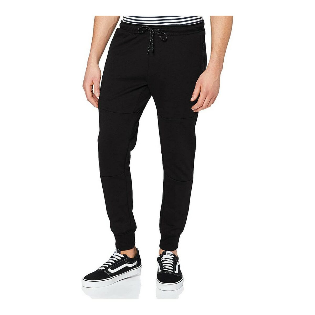Nederdel träningsoverall för vuxna KNIT Jack & Jones 12184970 Svart