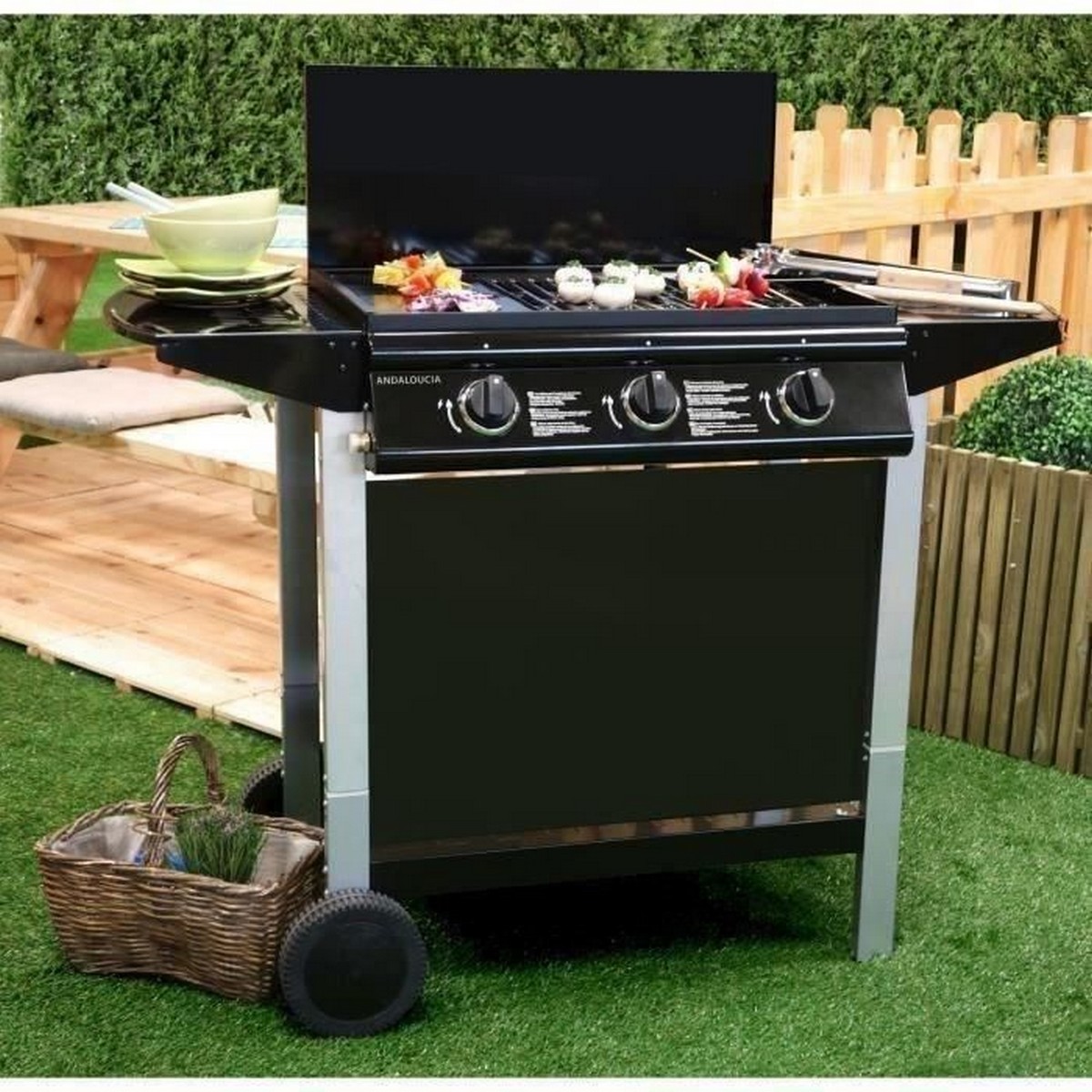 Gasgrill Grill Garden 10,5 KW (62 x 42 cm) - 3
