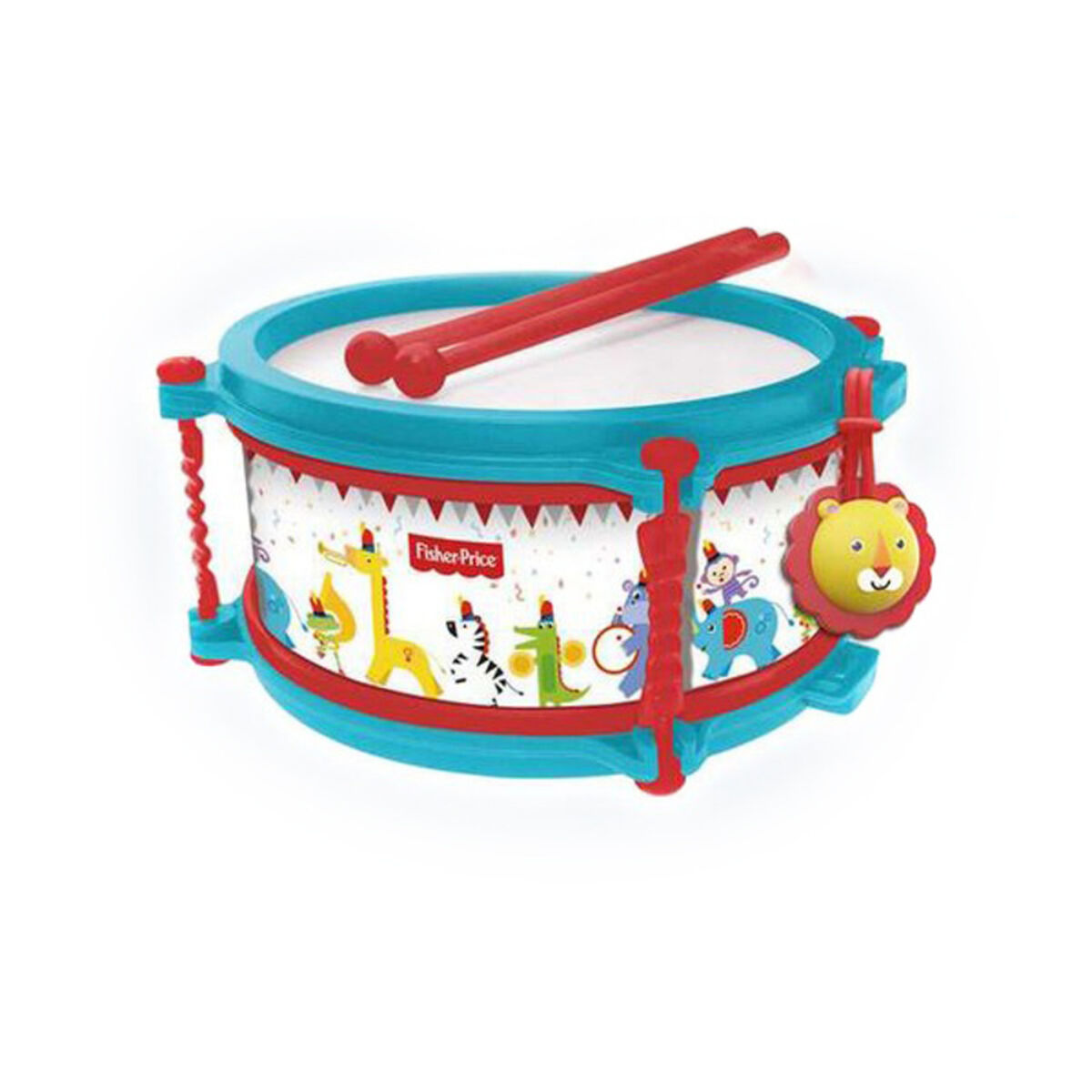 Trumma Fisher Price djur Plast - 3