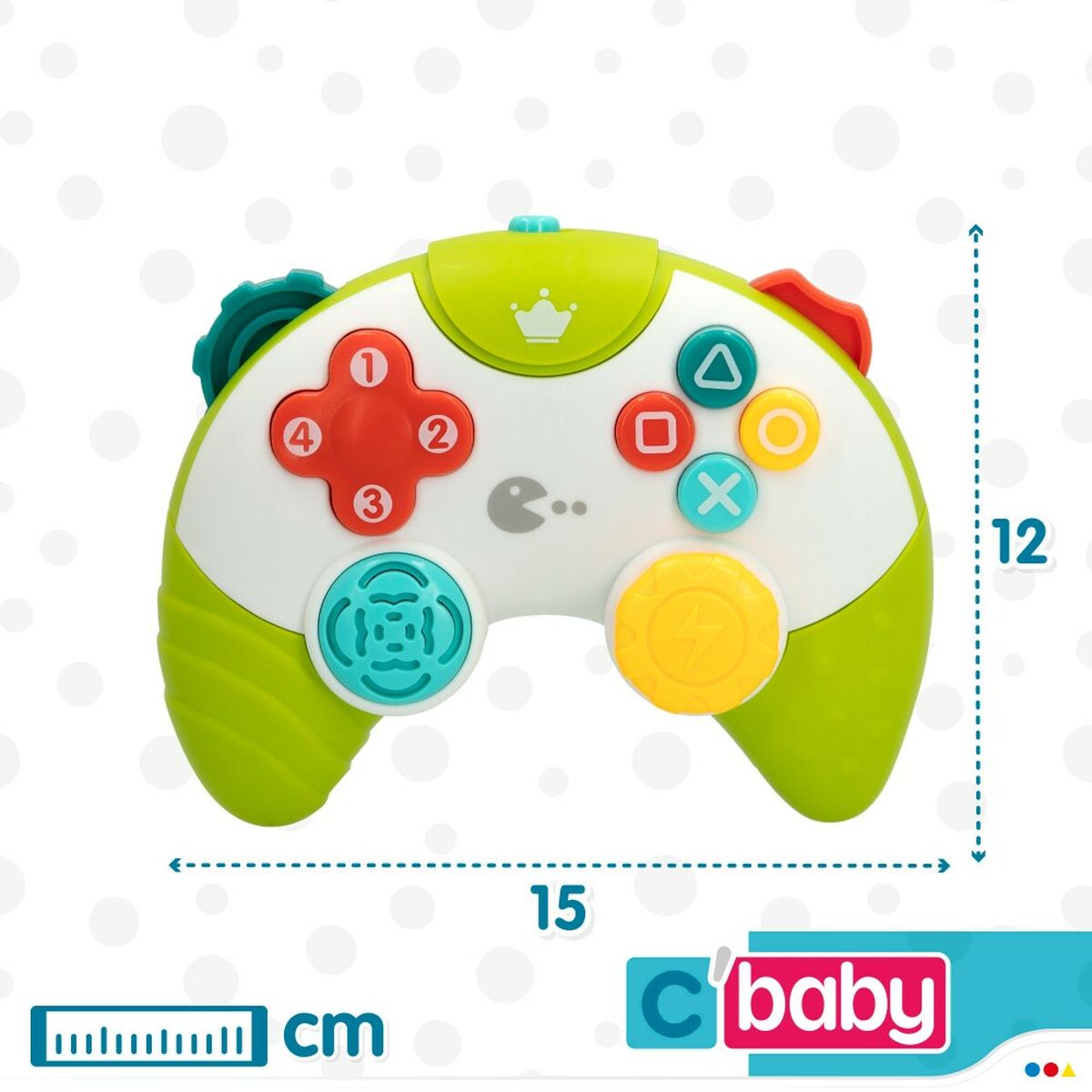 Toy controller Colorbaby Grön 15 x 5,5 x 12 cm (6 antal) - 14