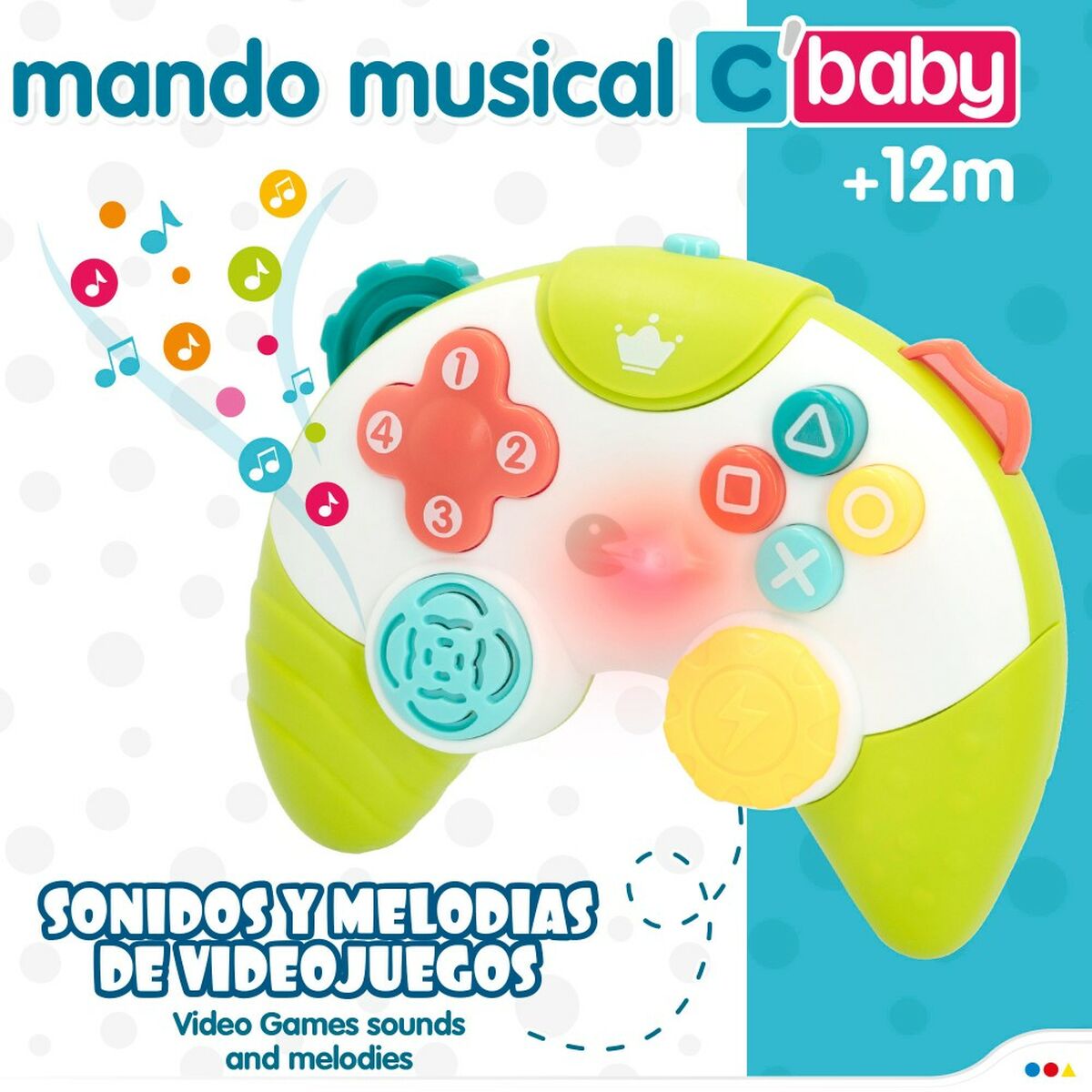 Toy controller Colorbaby Grön 15 x 5,5 x 12 cm (6 antal) - 10
