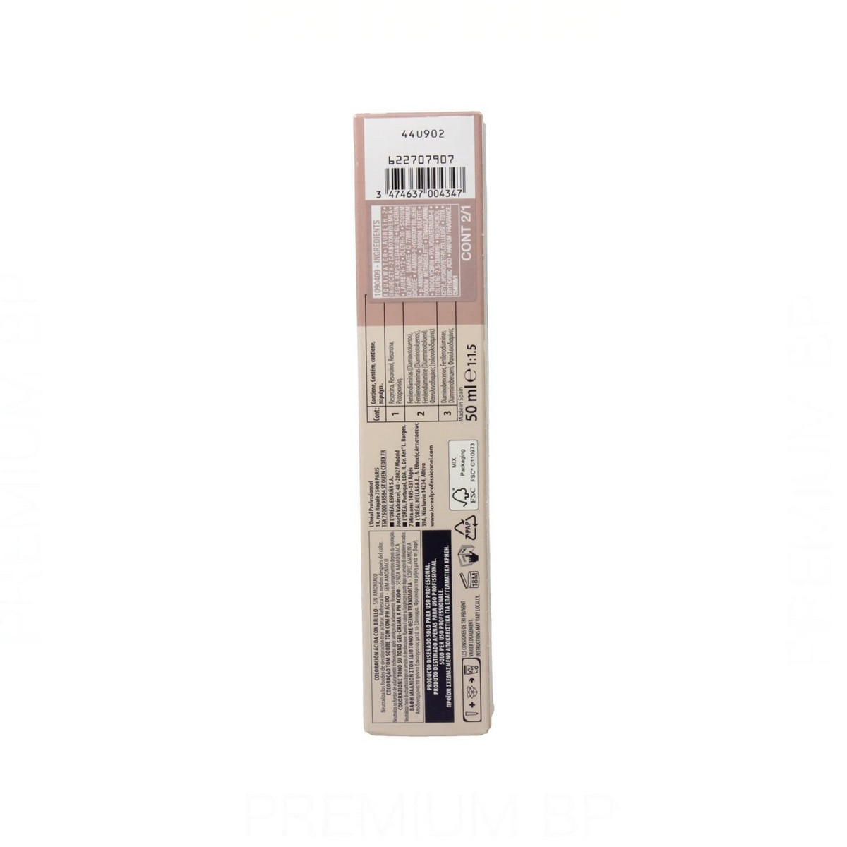 Permanent färg L'Oreal Professionnel Paris Dia Light Utan ammoniak Nº 7,43 - 3