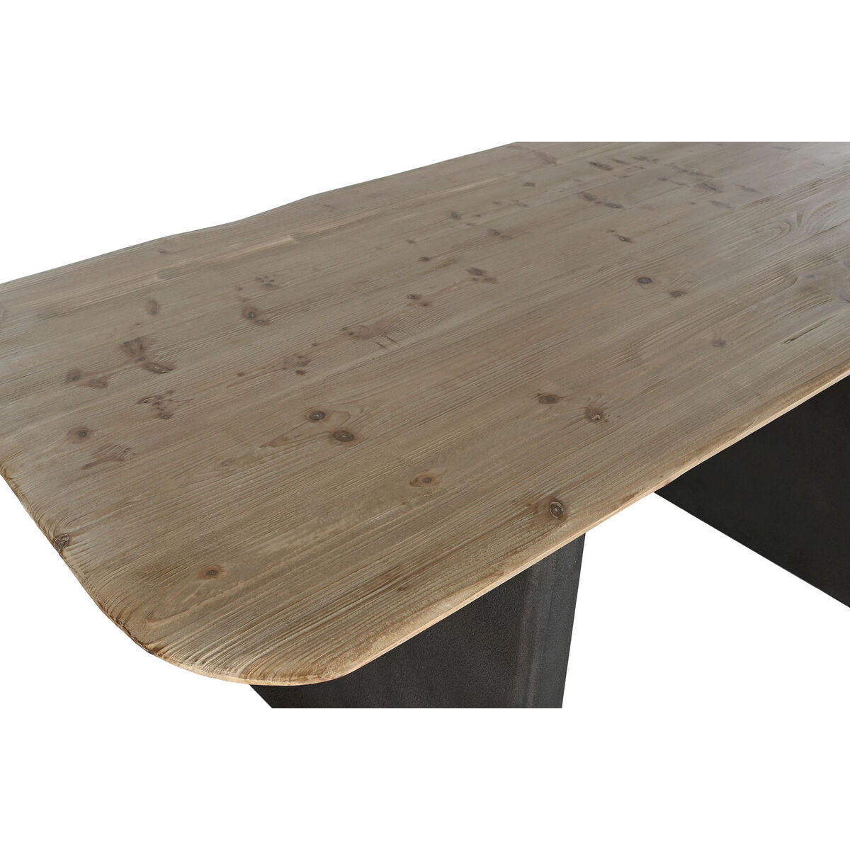 Matsalsbord Home ESPRIT Naturell Mörkbrun Gran 200 x 90 x 75 cm - 2
