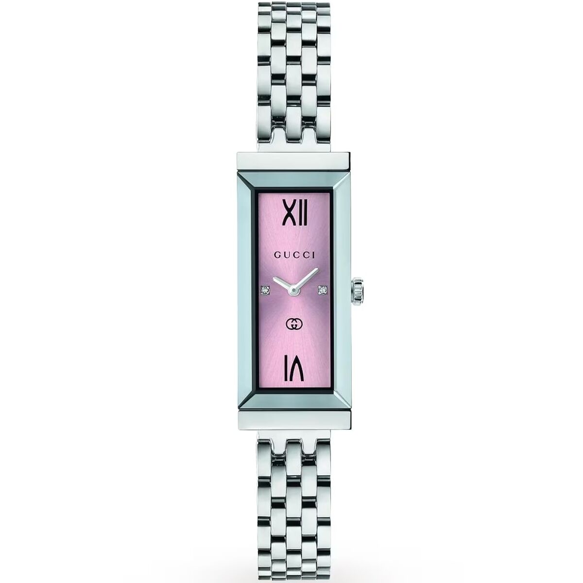 Damklocka Gucci YA127516 Silvrig