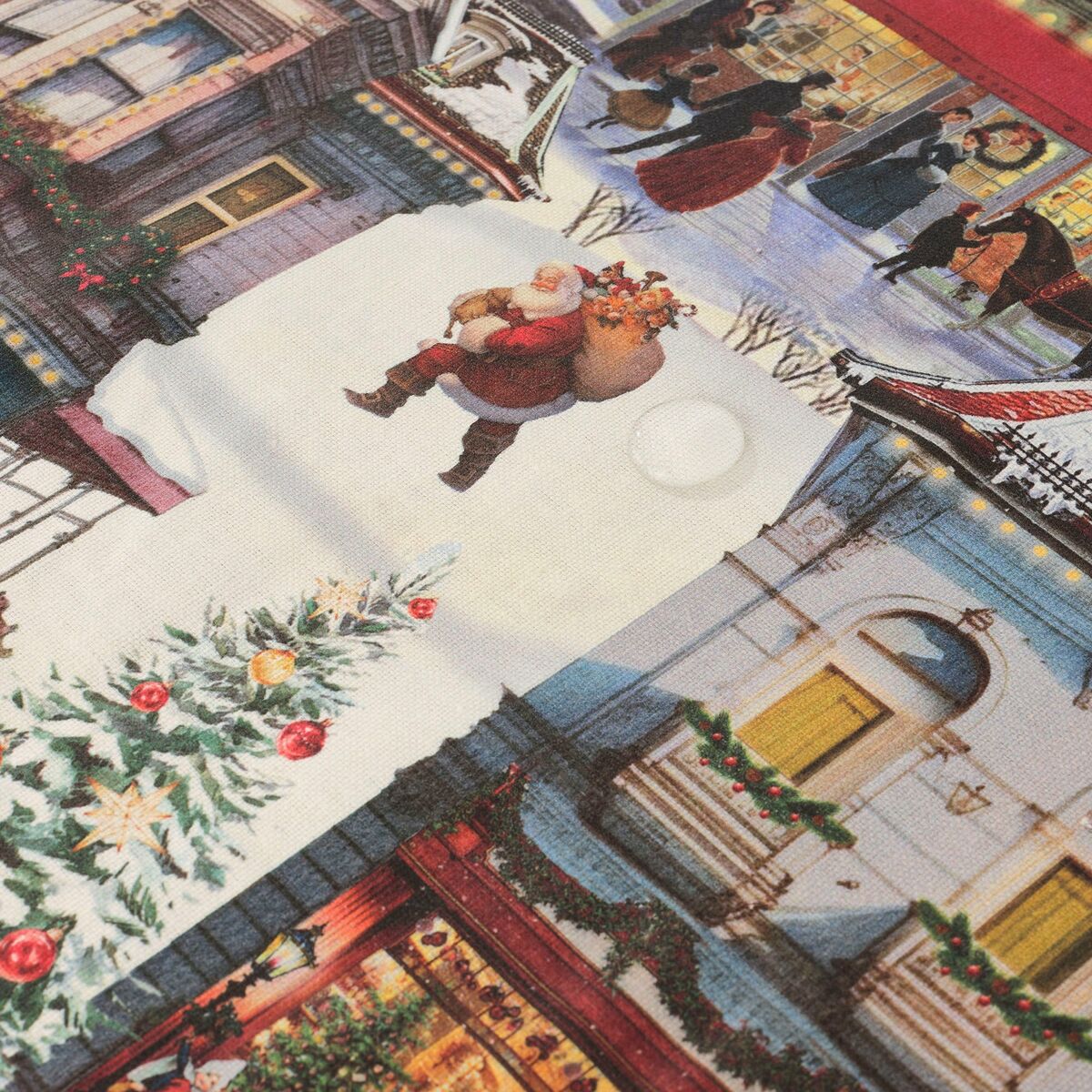 Fläckresistent bordsduk i harts Belum Christmas City Multicolour 300 x 150 cm - 6