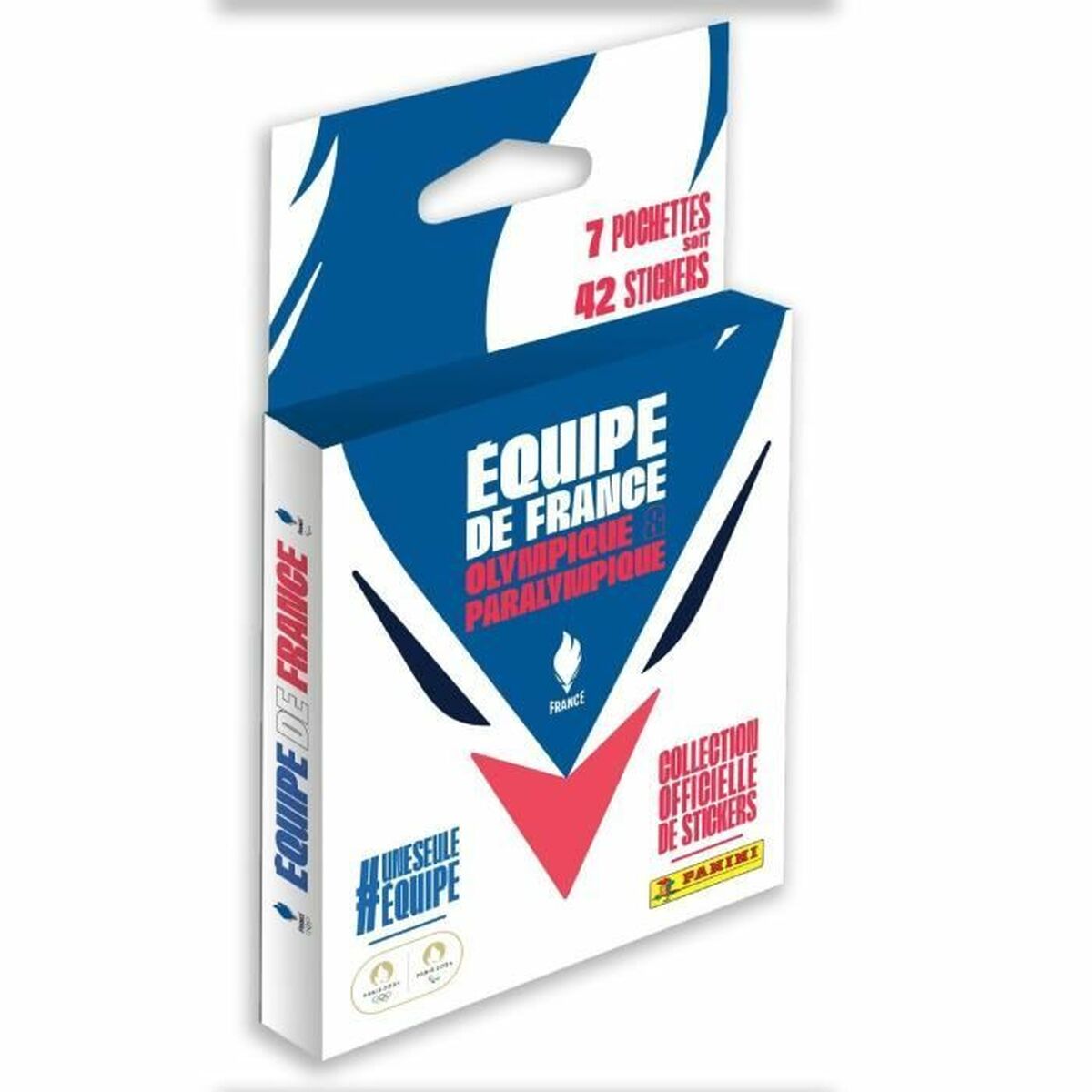 Klistermärken Panini Olympique France 7 Delar - 2