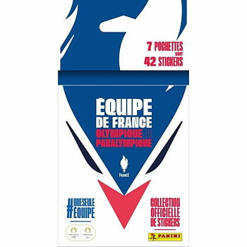 Klistermärken Panini Olympique France 7 Delar