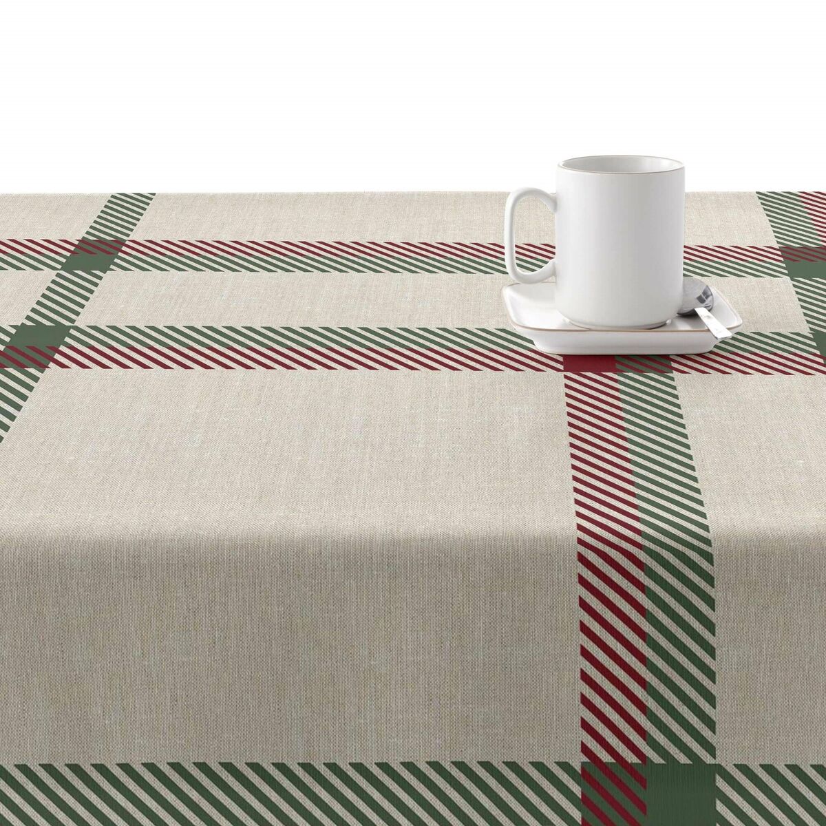 Fläckresistent bordsduk i harts Belum Christmas Multicolour 100 x 150 cm - 2