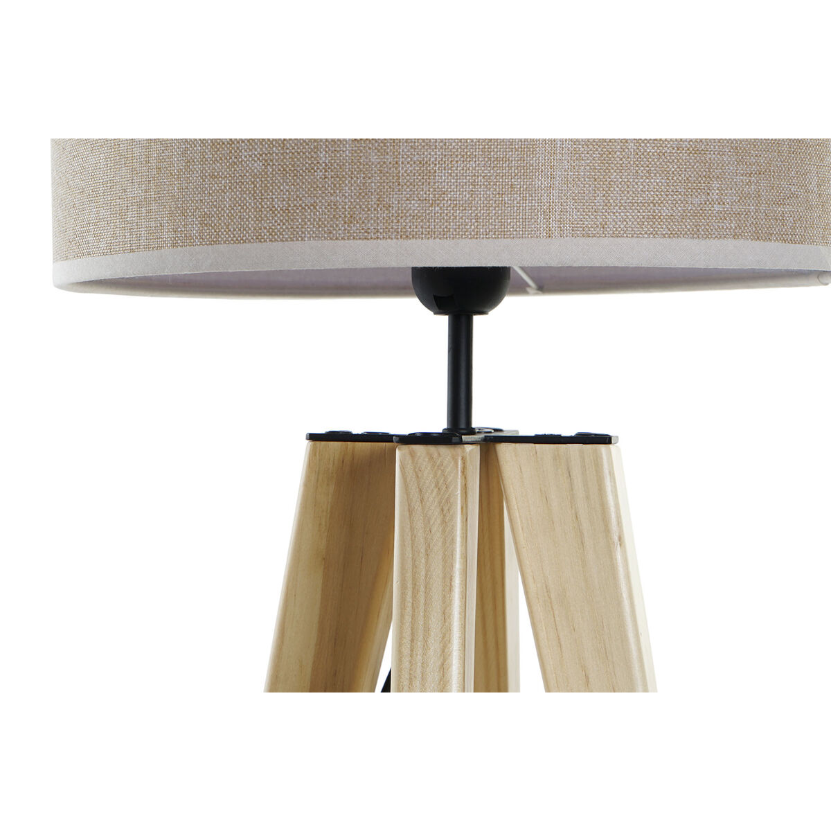 Bordslampa DKD Home Decor Beige Trä Brun 220 V 50 W 30 x 30 x 69 cm - 3