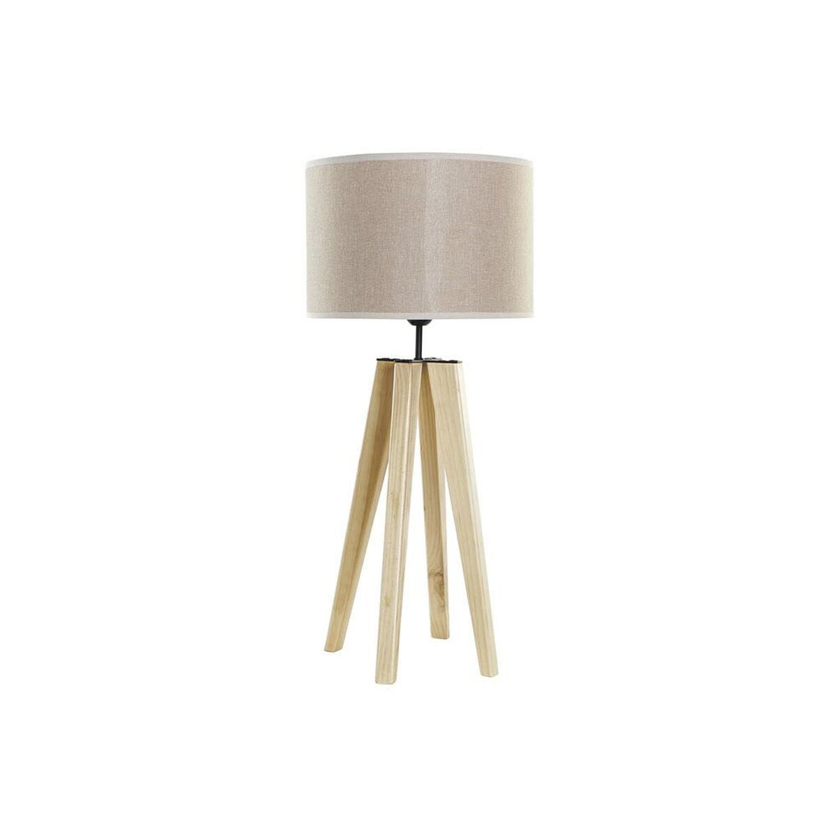Bordslampa DKD Home Decor Beige Trä Brun 220 V 50 W 30 x 30 x 69 cm