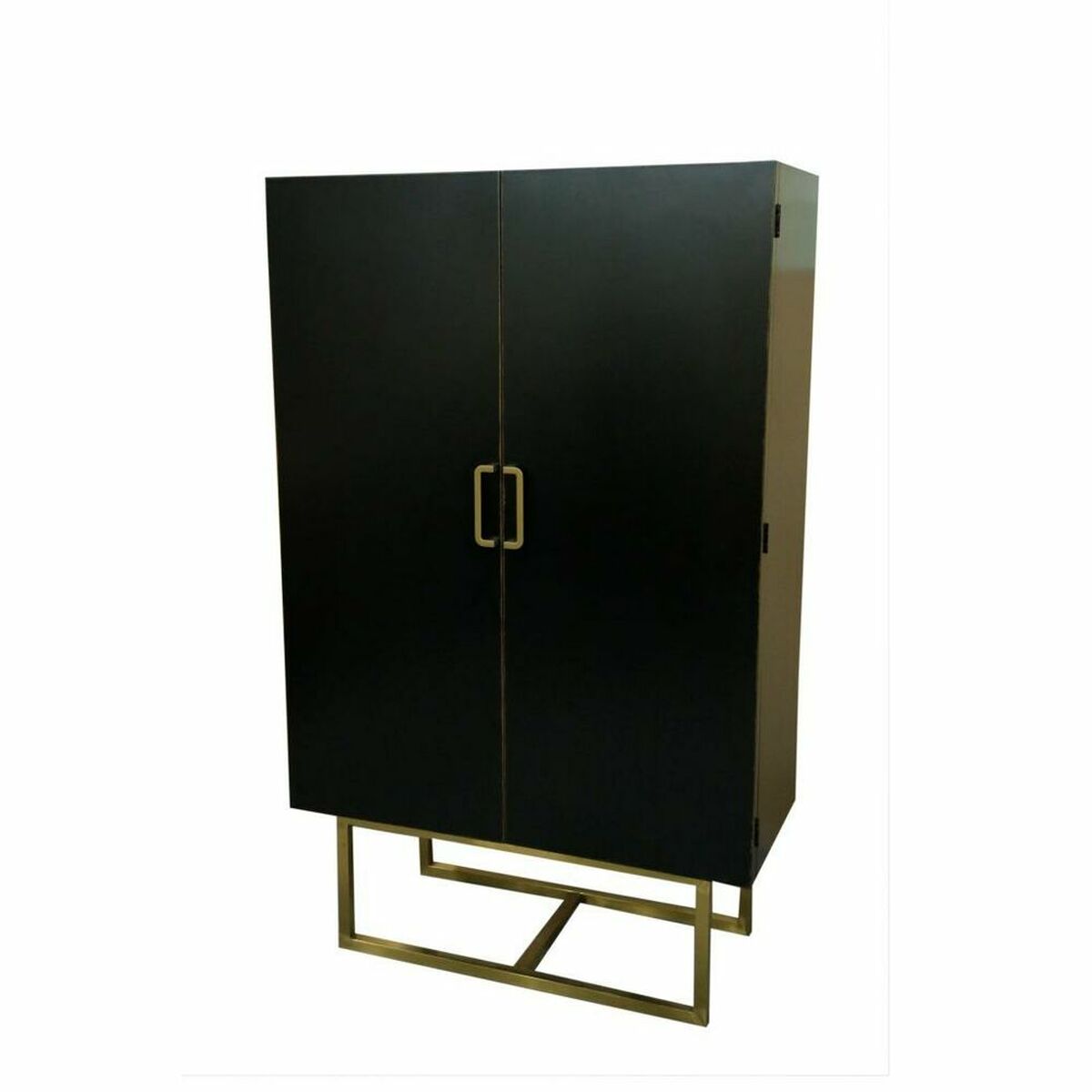 Skåp DKD Home Decor   110 x 50 x 180 cm Svart Metall Poppel - 12