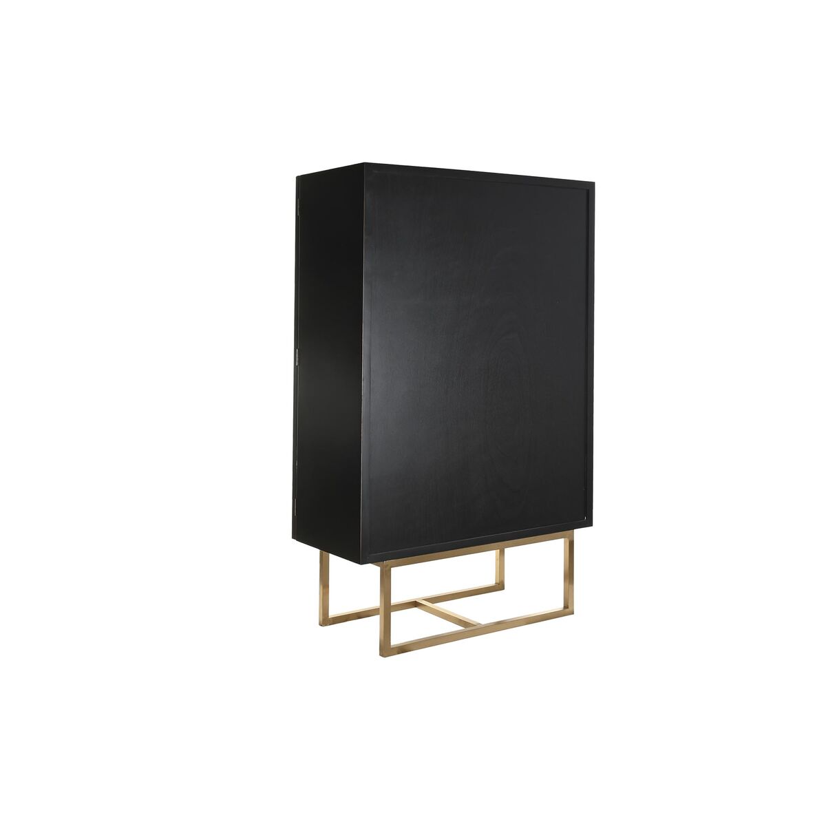 Skåp DKD Home Decor   110 x 50 x 180 cm Svart Metall Poppel - 15