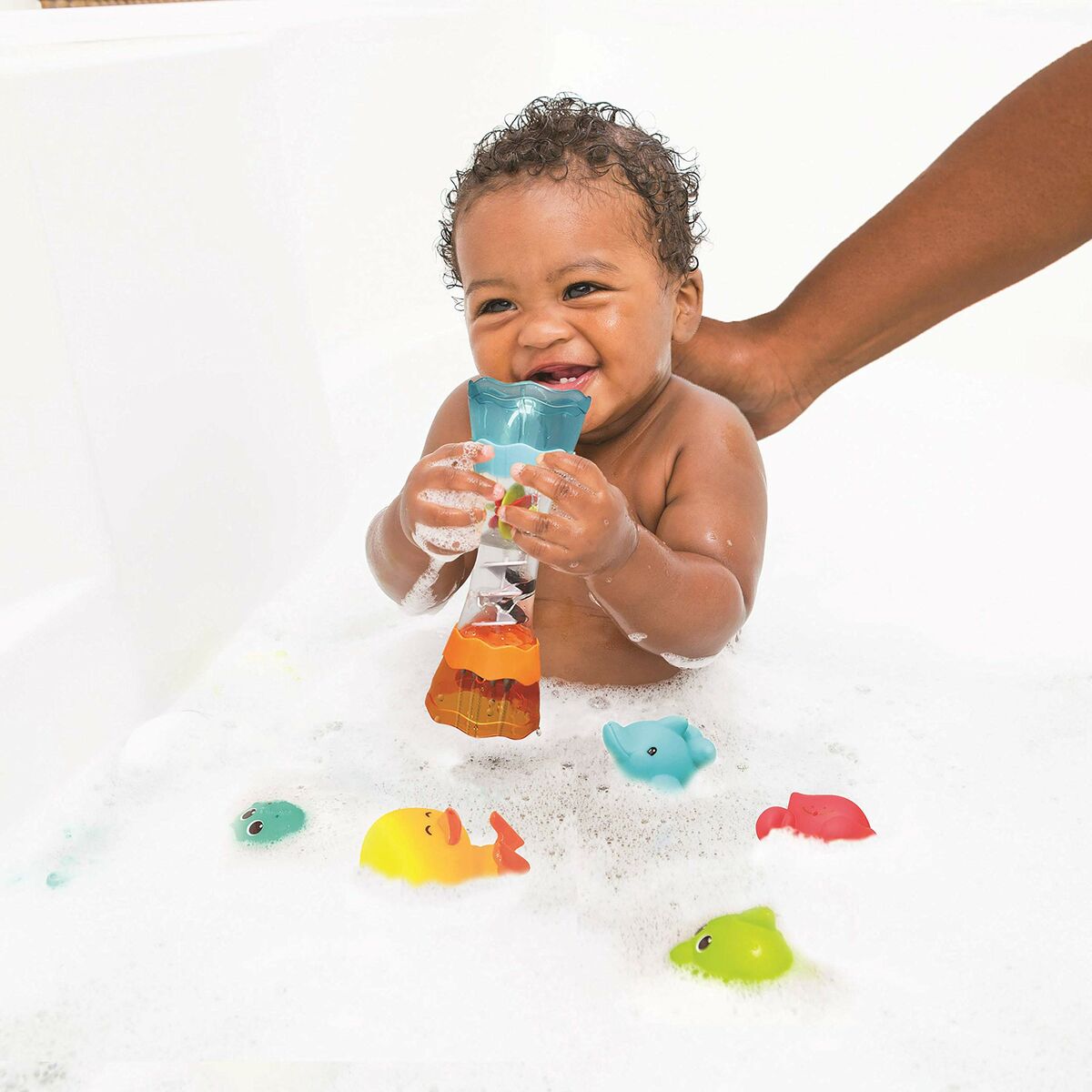 Set med badleksaker Infantino Bath Set 17 Delar vatten - 4