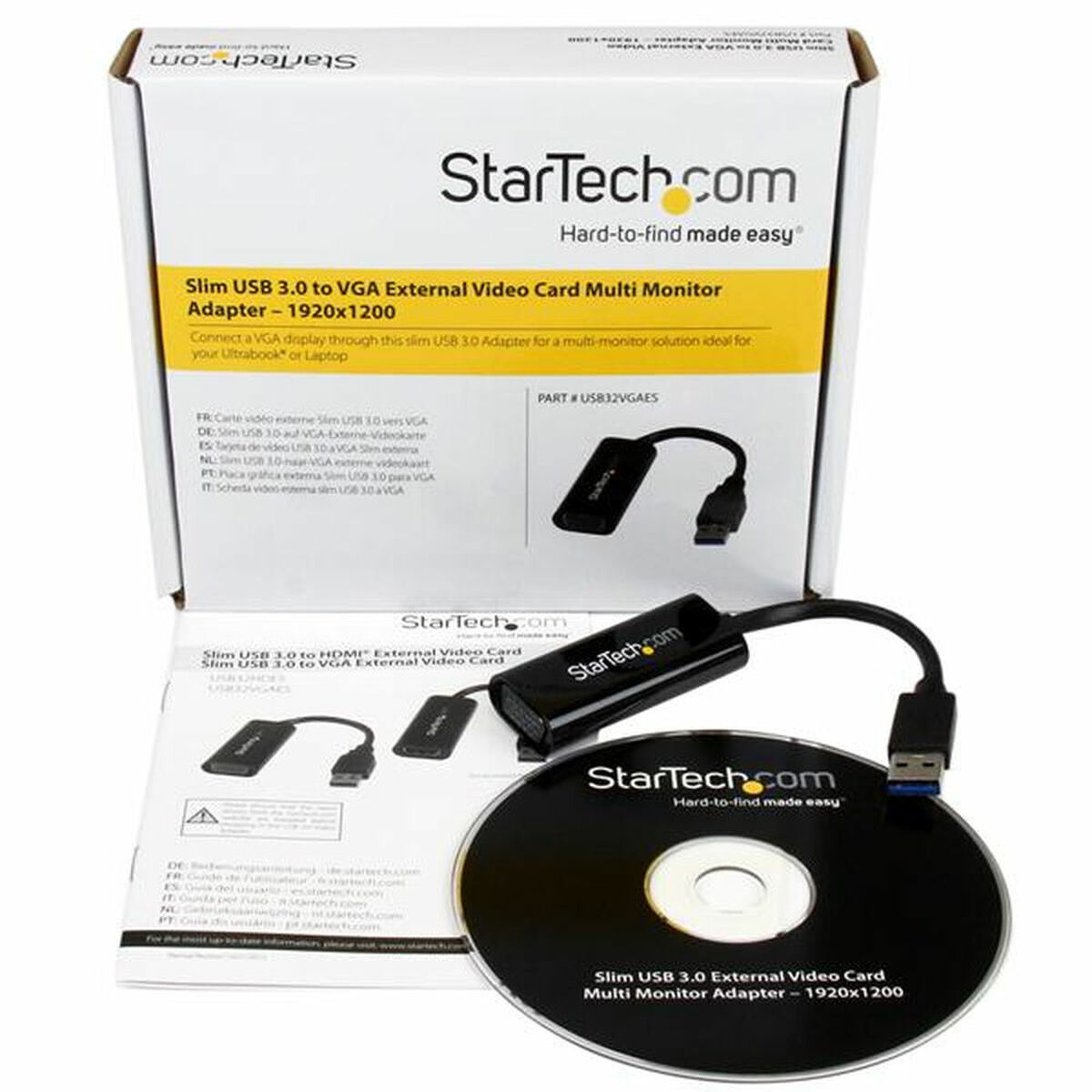 USB till VGA Adapter Startech USB32VGAES - 2