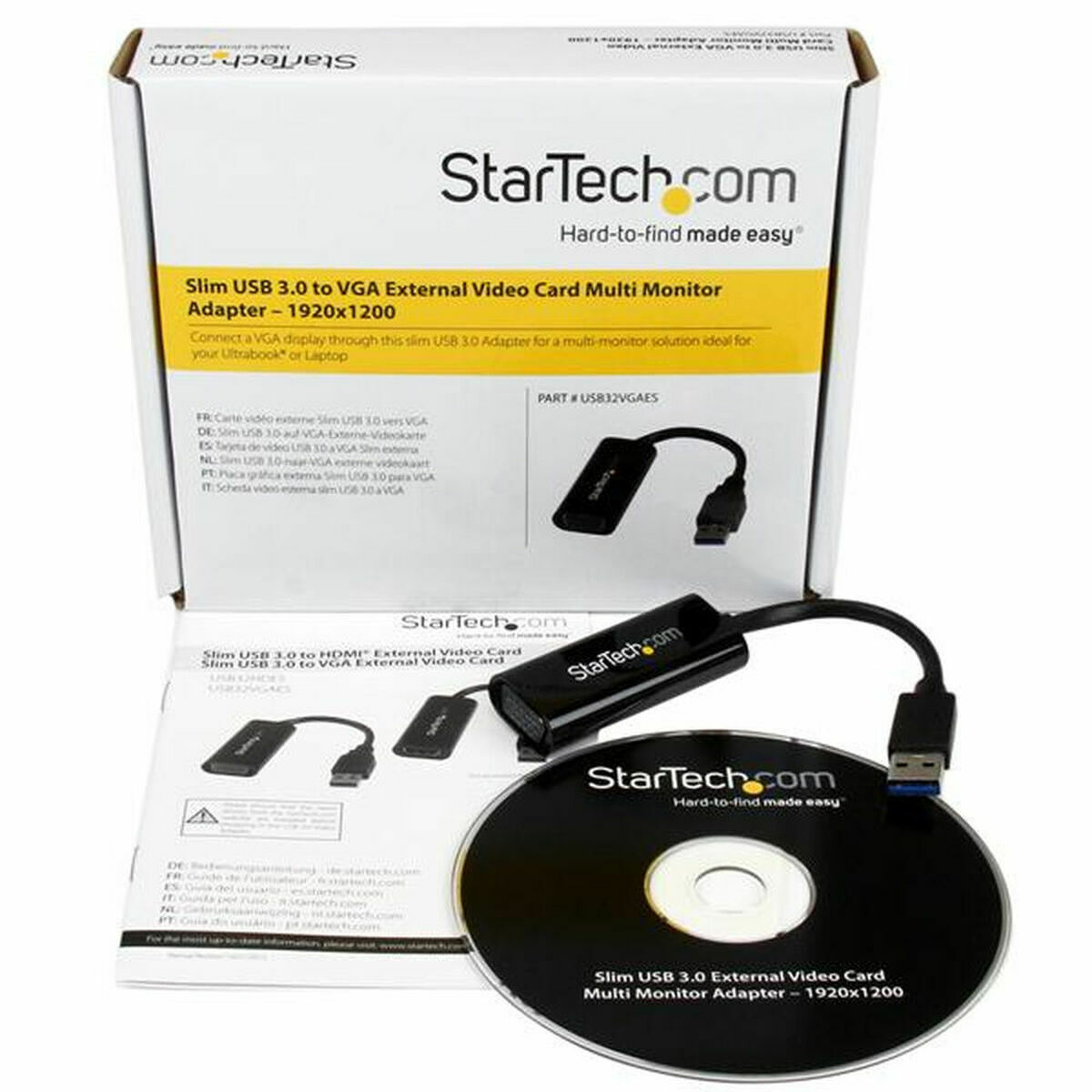 USB till VGA Adapter Startech USB32VGAES - 4